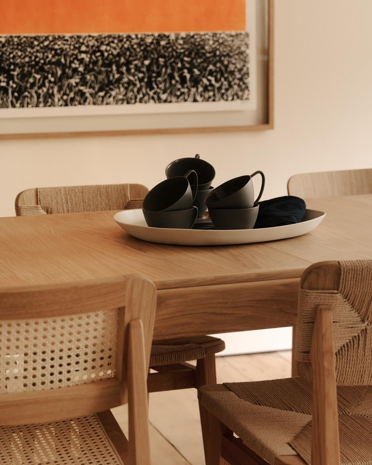 Extendable table S-TABLE walnut wood