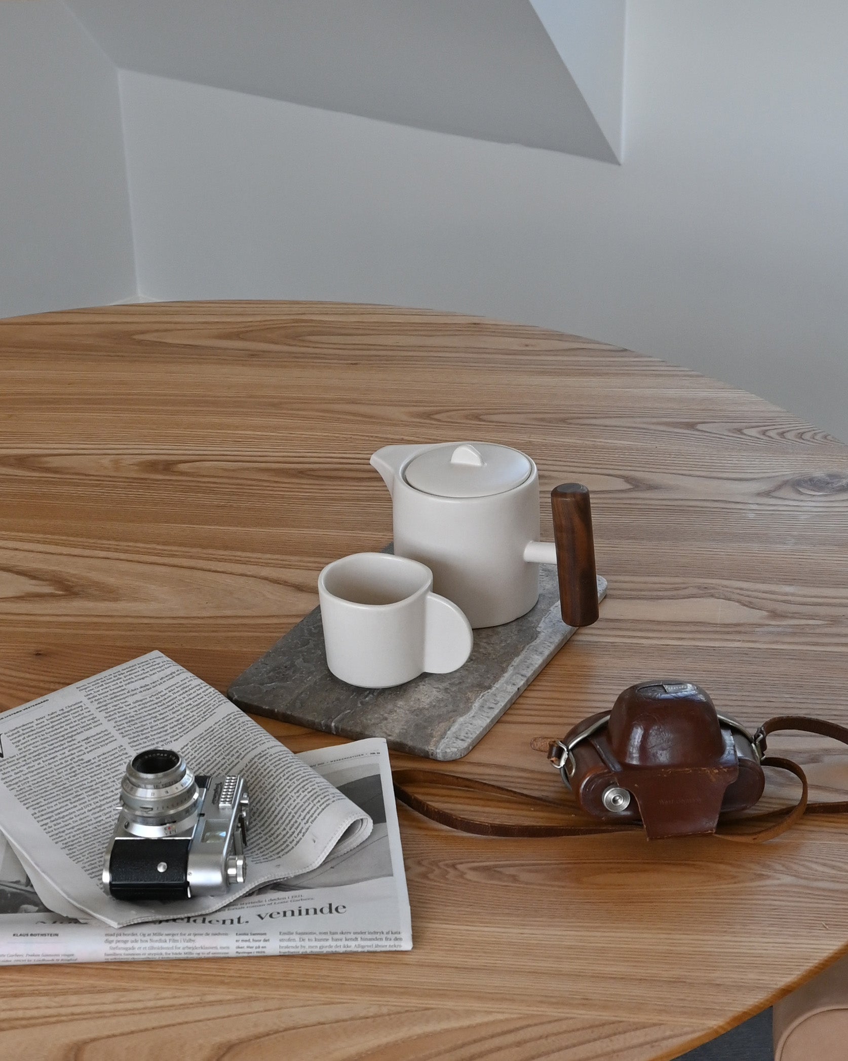 Čajový džbánek NATIVE bílá kamenina