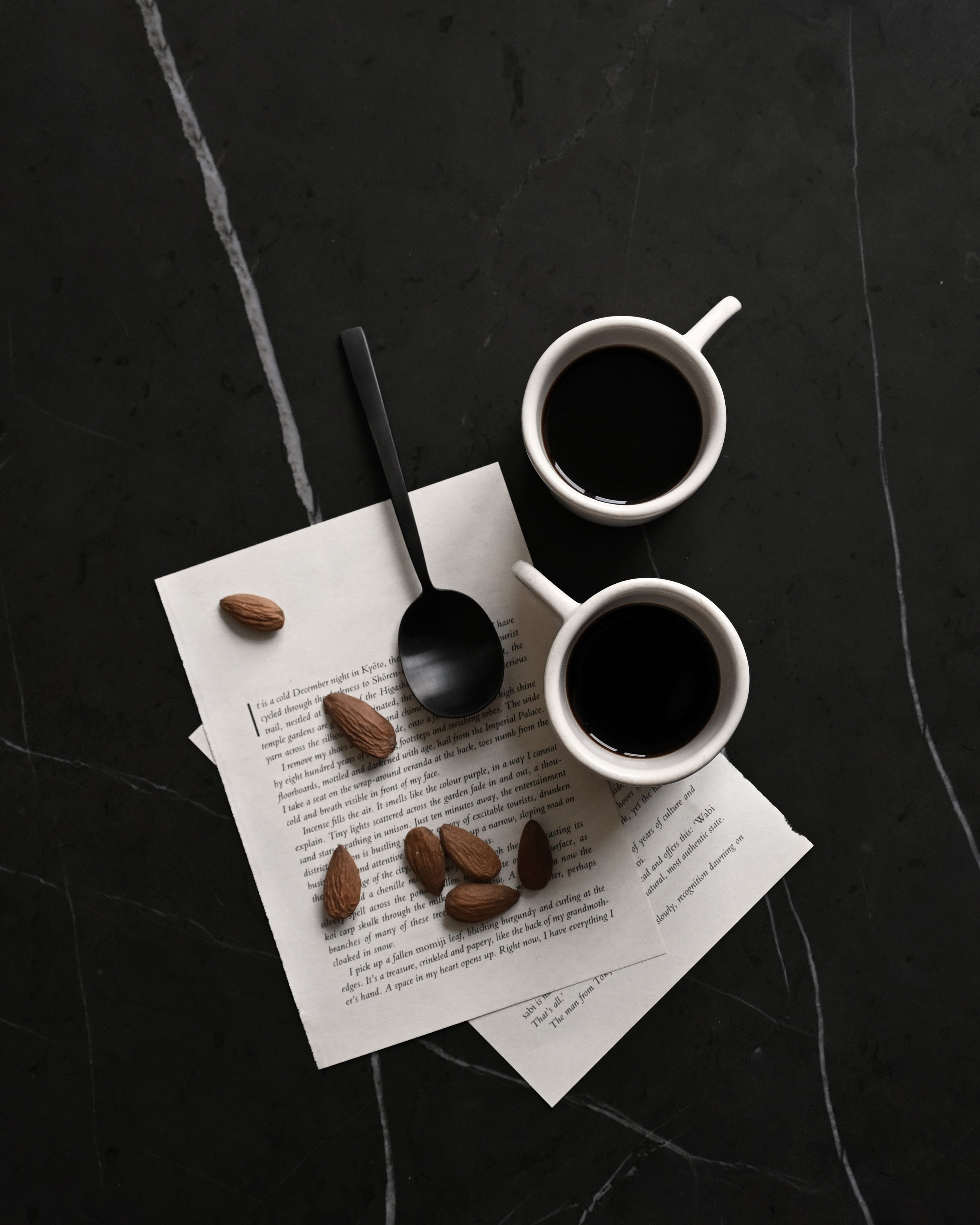 Sada šálků na espresso NATIVE bílá kamenina