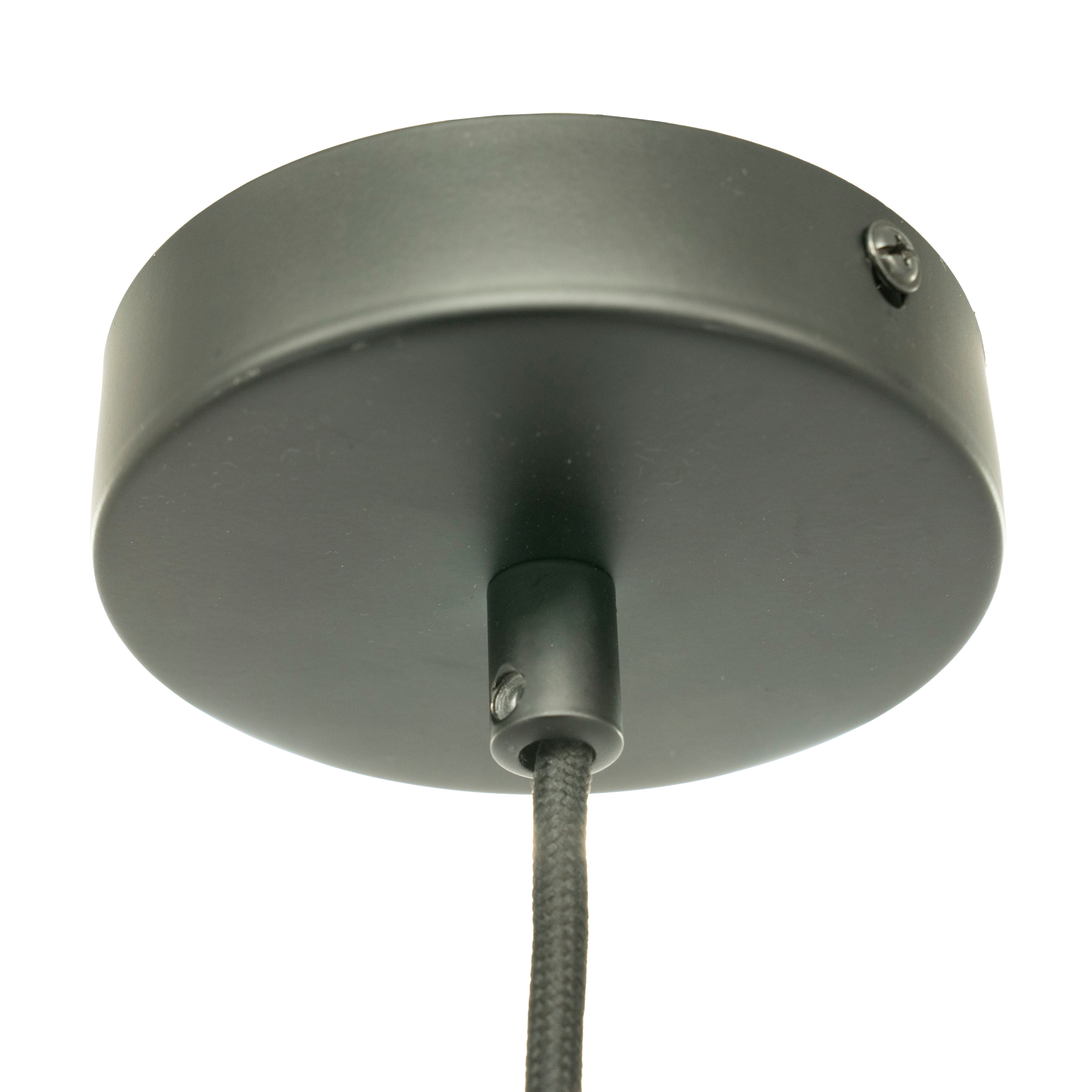 Zlatá skleněná závěsná lampa SHONA