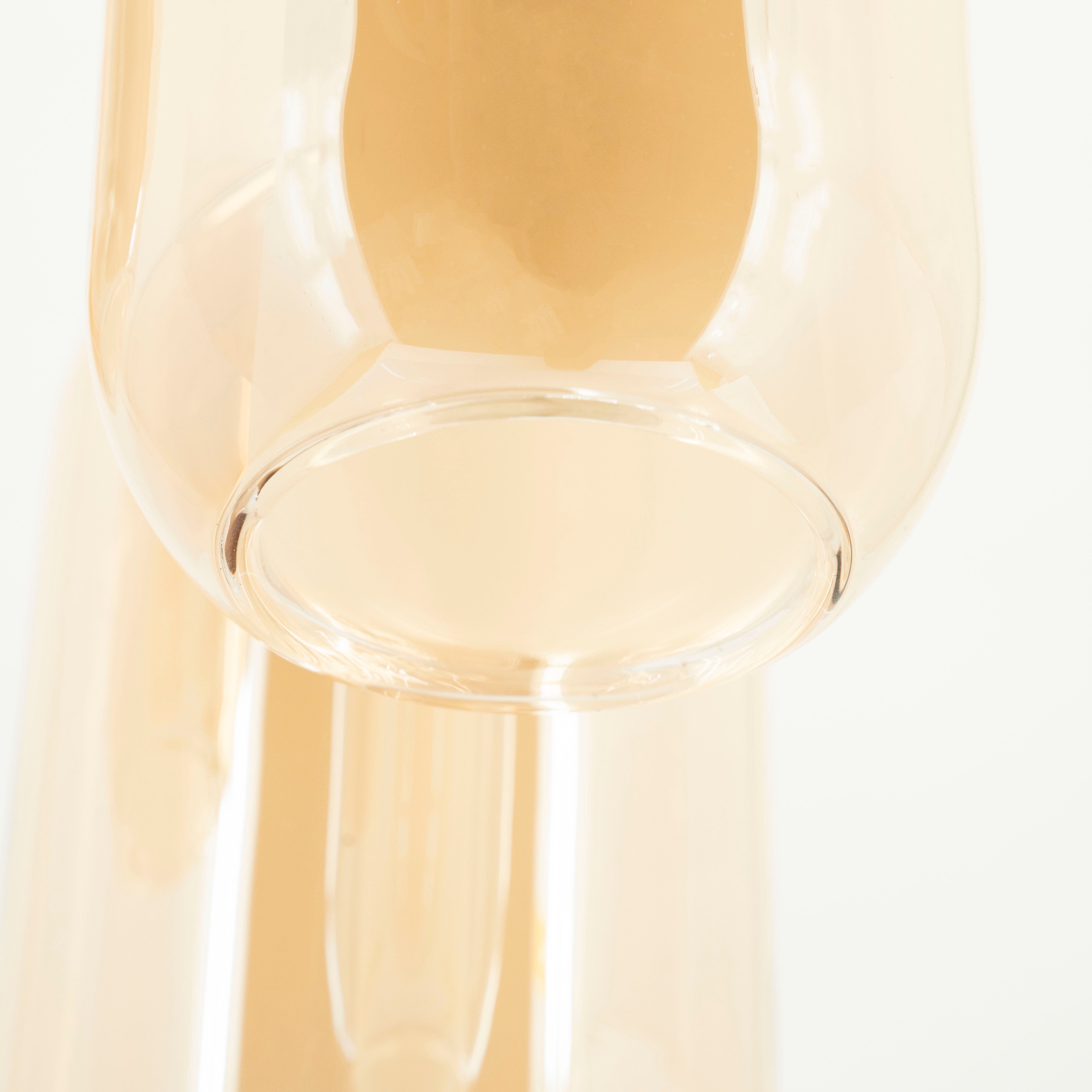 SHONA gold glass chandelier