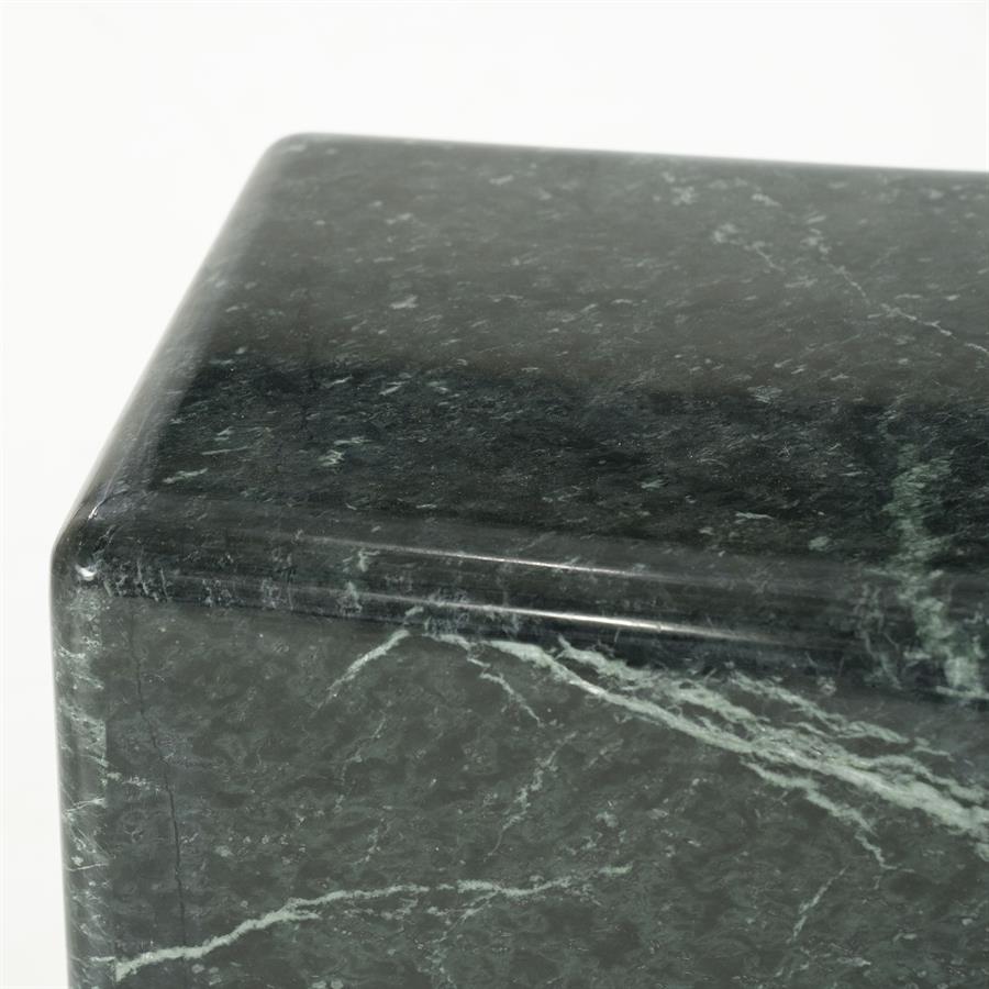 DICE Side Table Green Marble