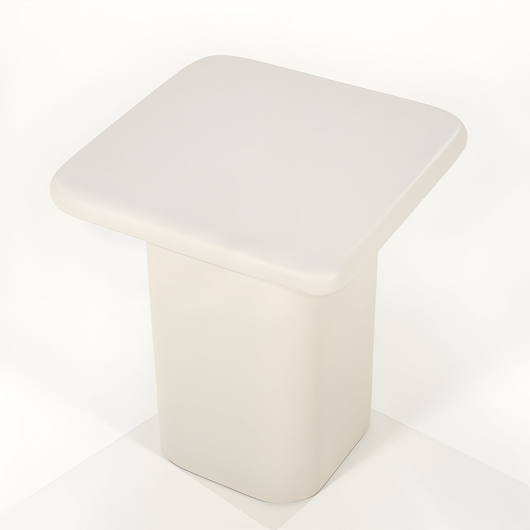 SIMINTO Cream Side Table