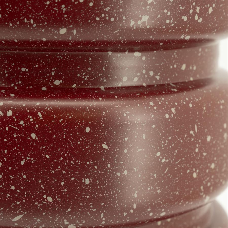 Bocní stolek SPATTER burgundský