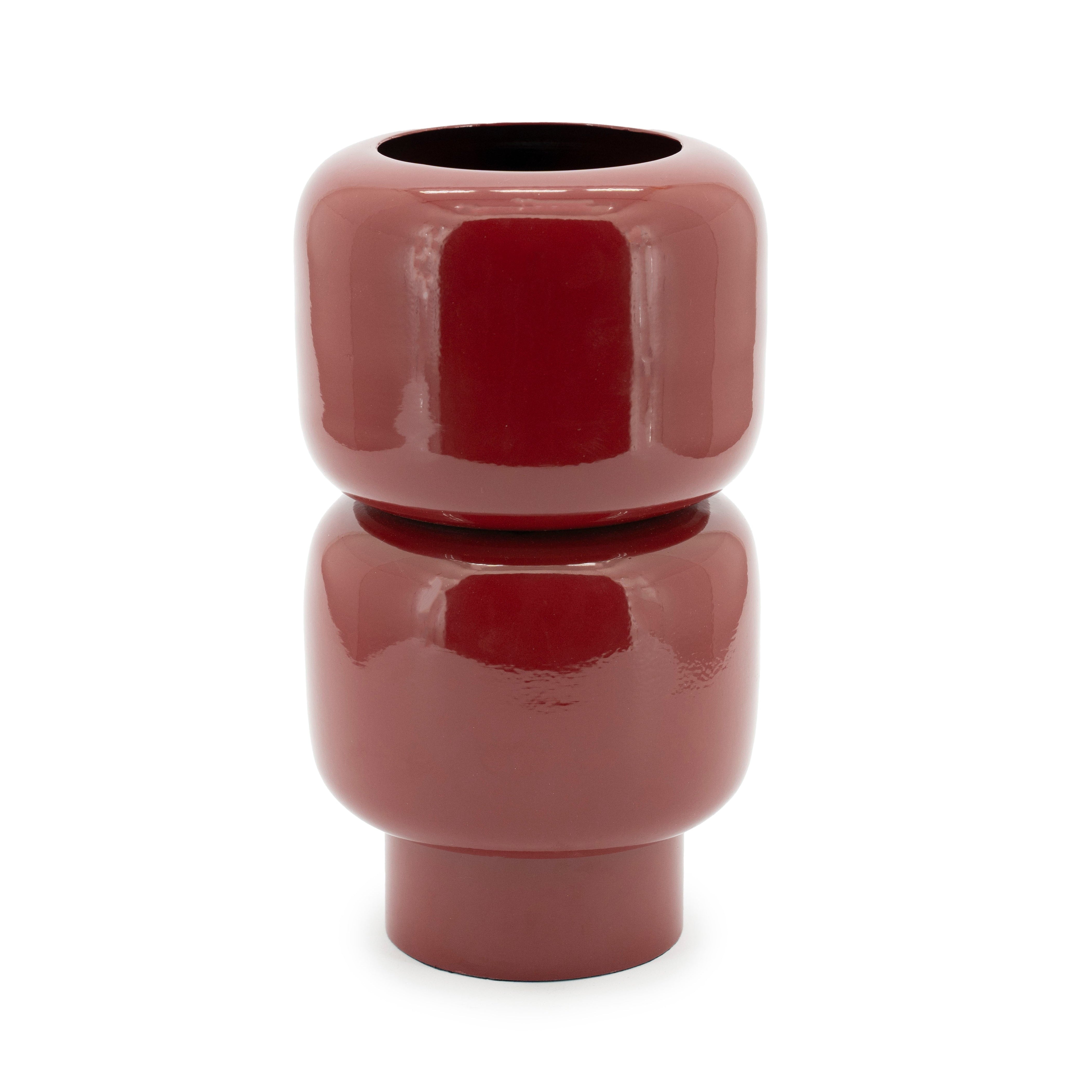 ROLLO Burgundy Vase