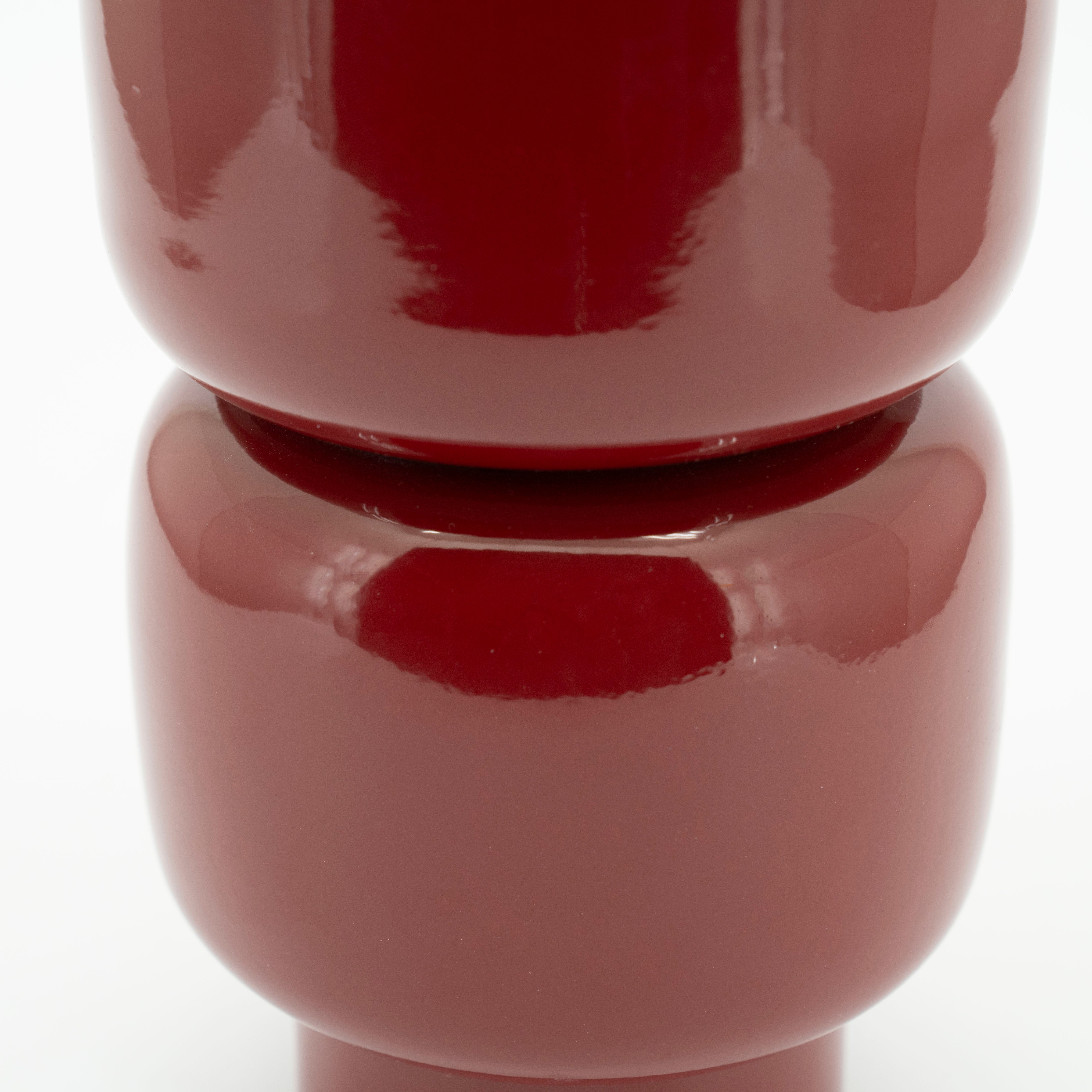 ROLLO Burgundy Vase