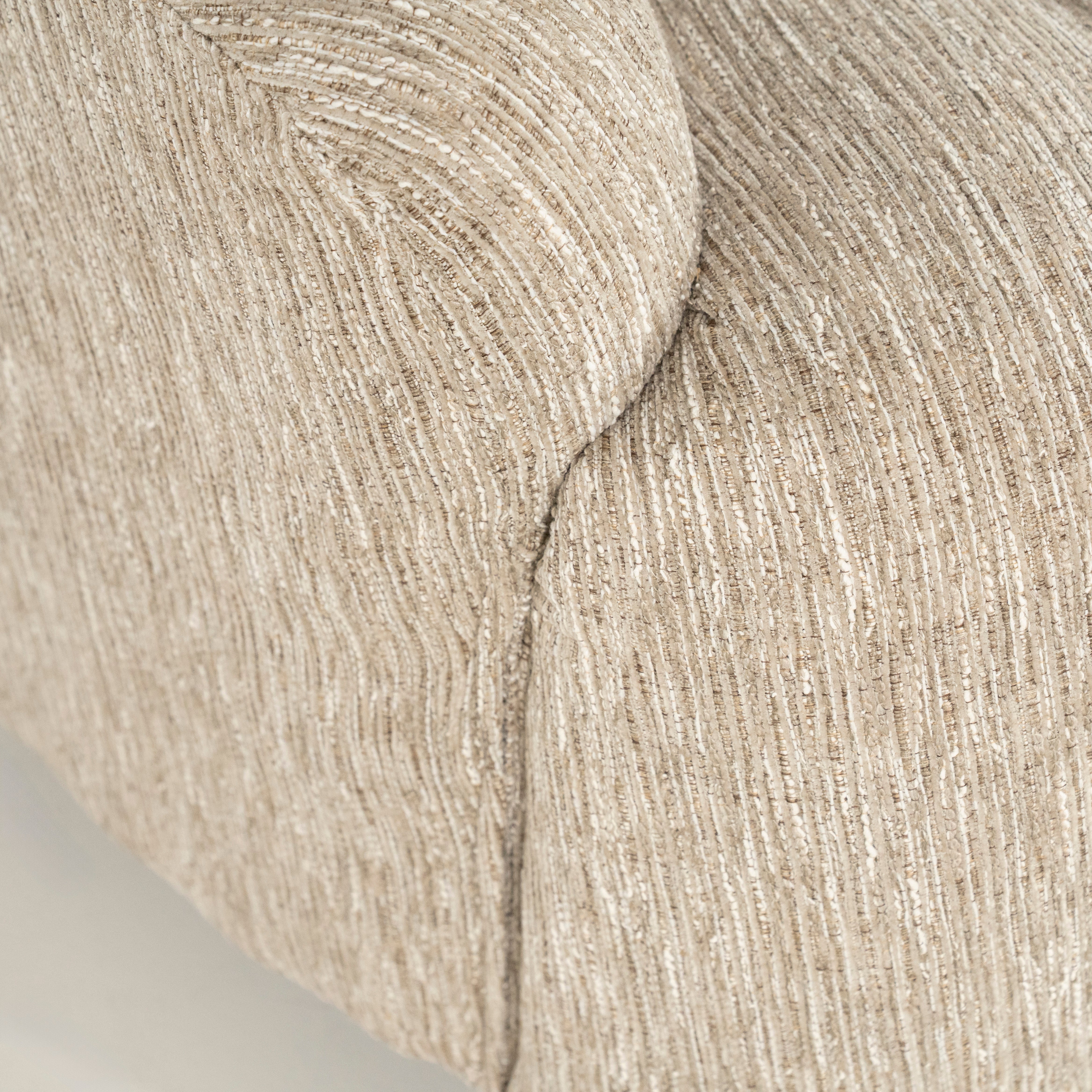 SOGNO taupe swivel armchair