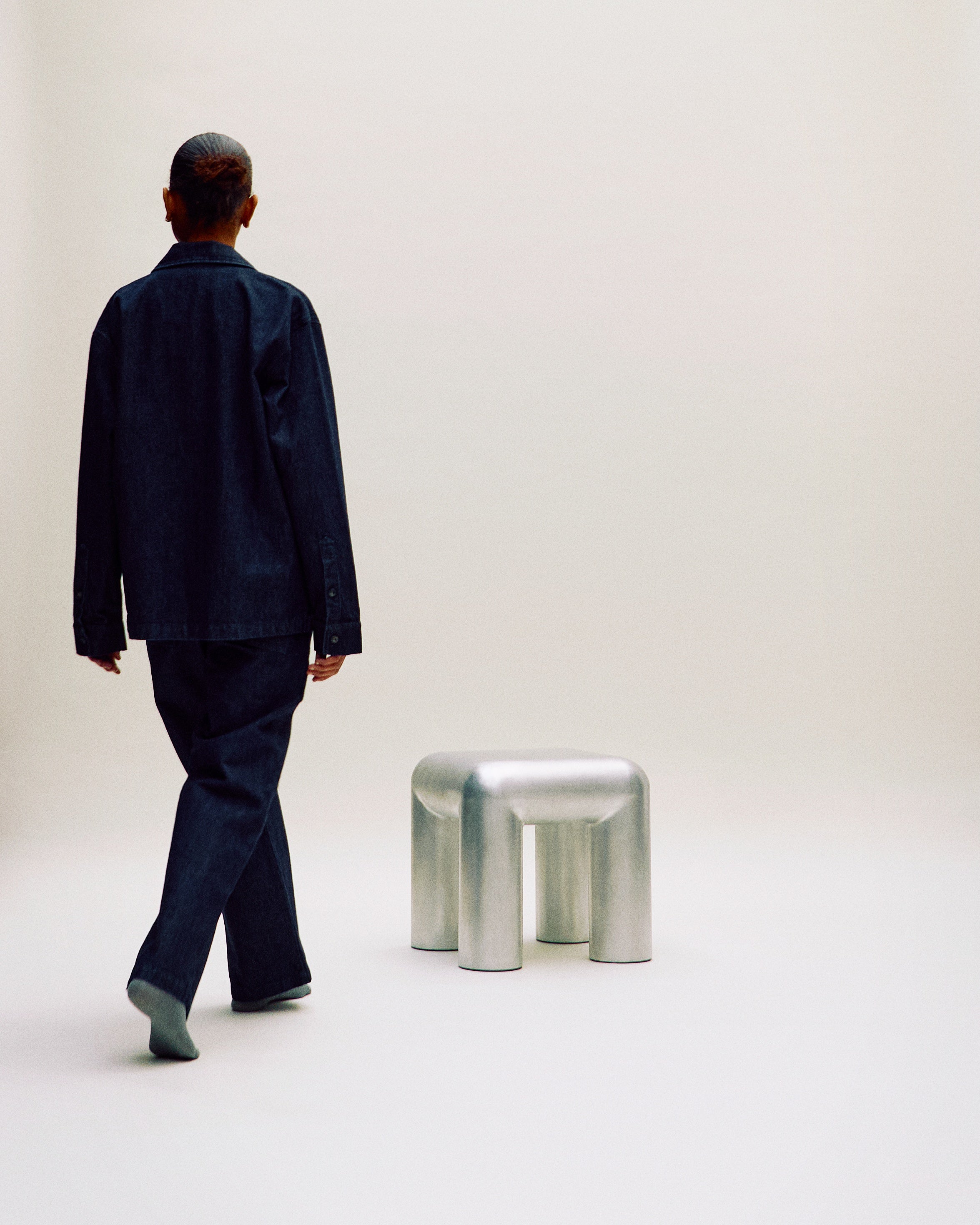 CUBIO Aluminum Side Table