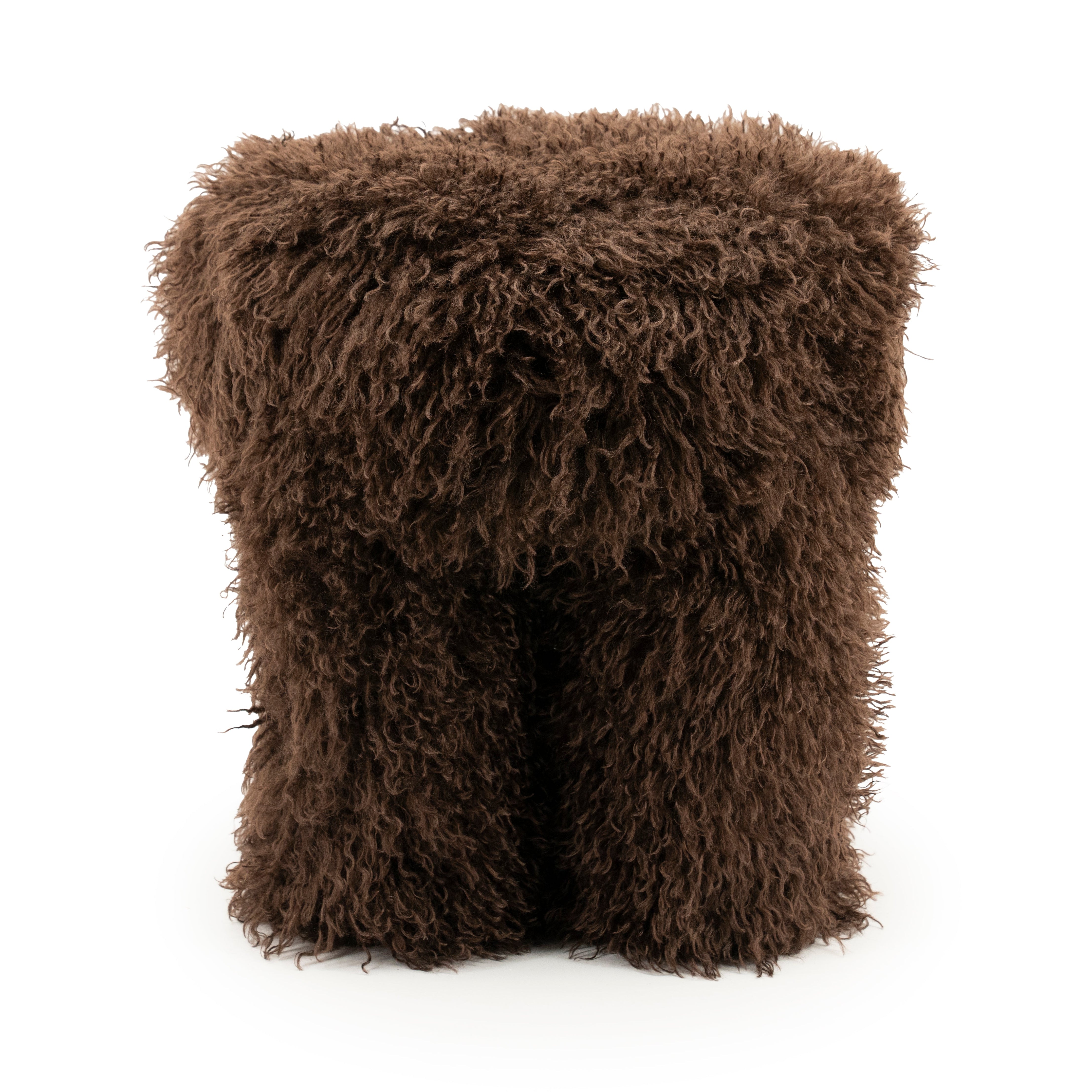 Hnědý stoleček DOODLY