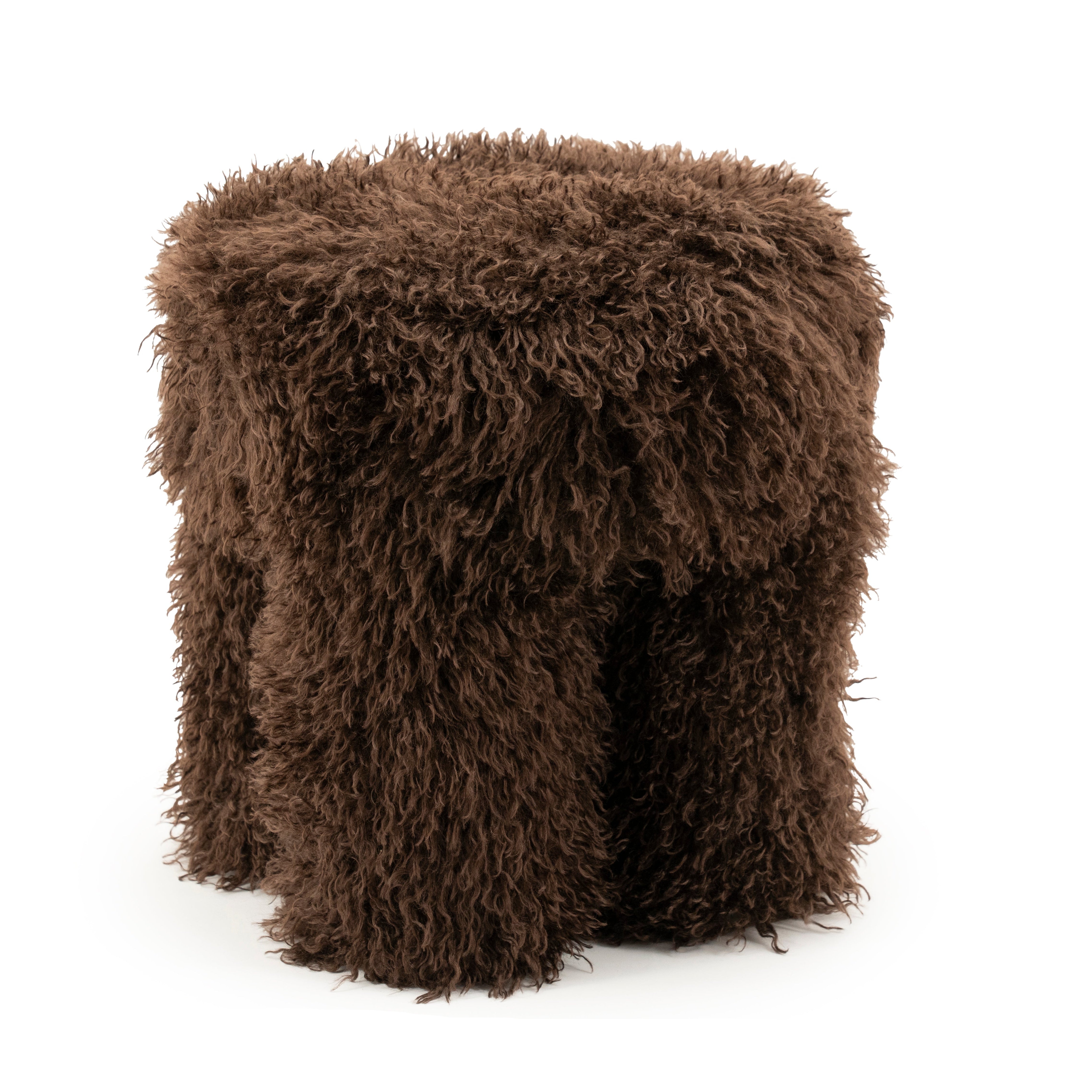 Hnědý stoleček DOODLY