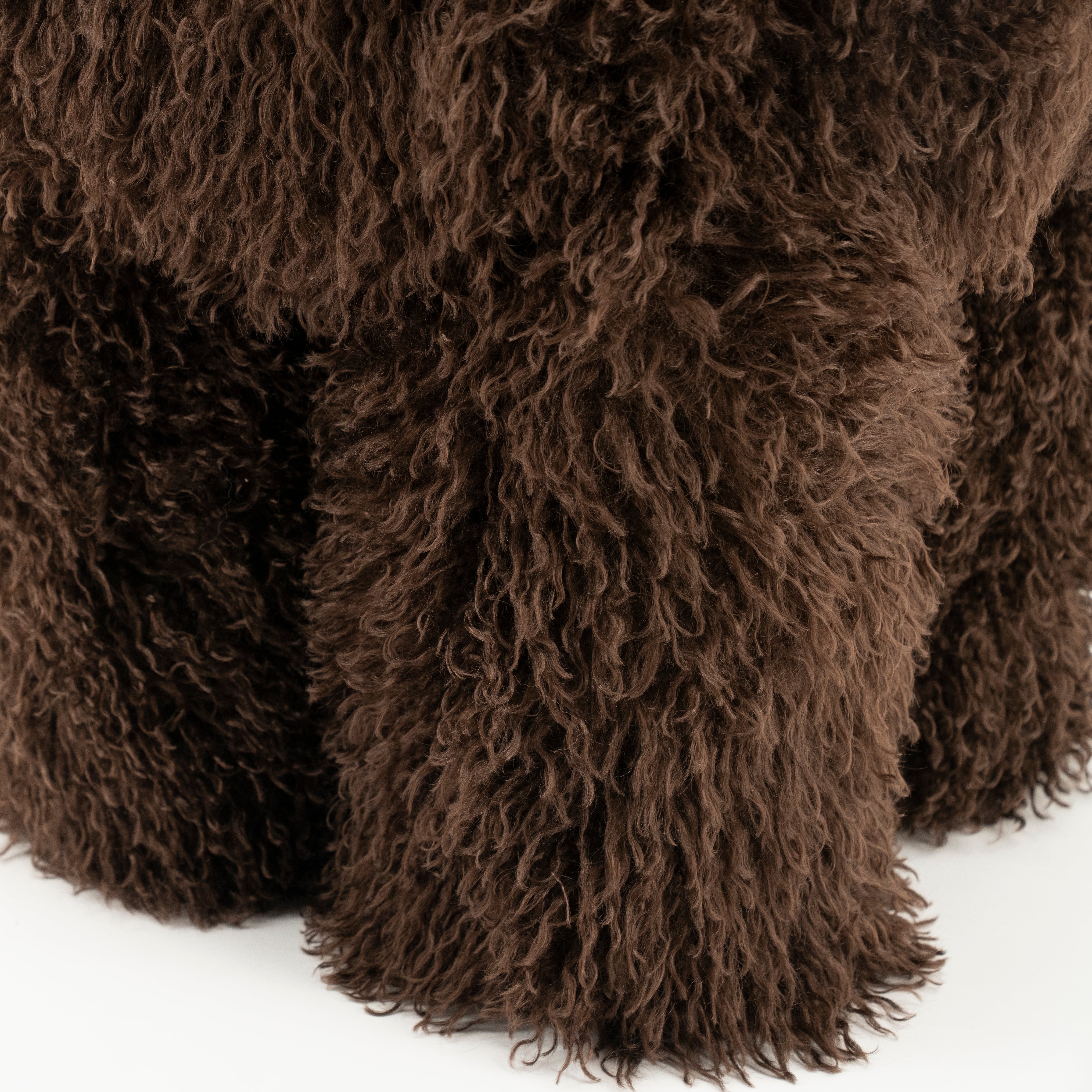 Hnědý stoleček DOODLY