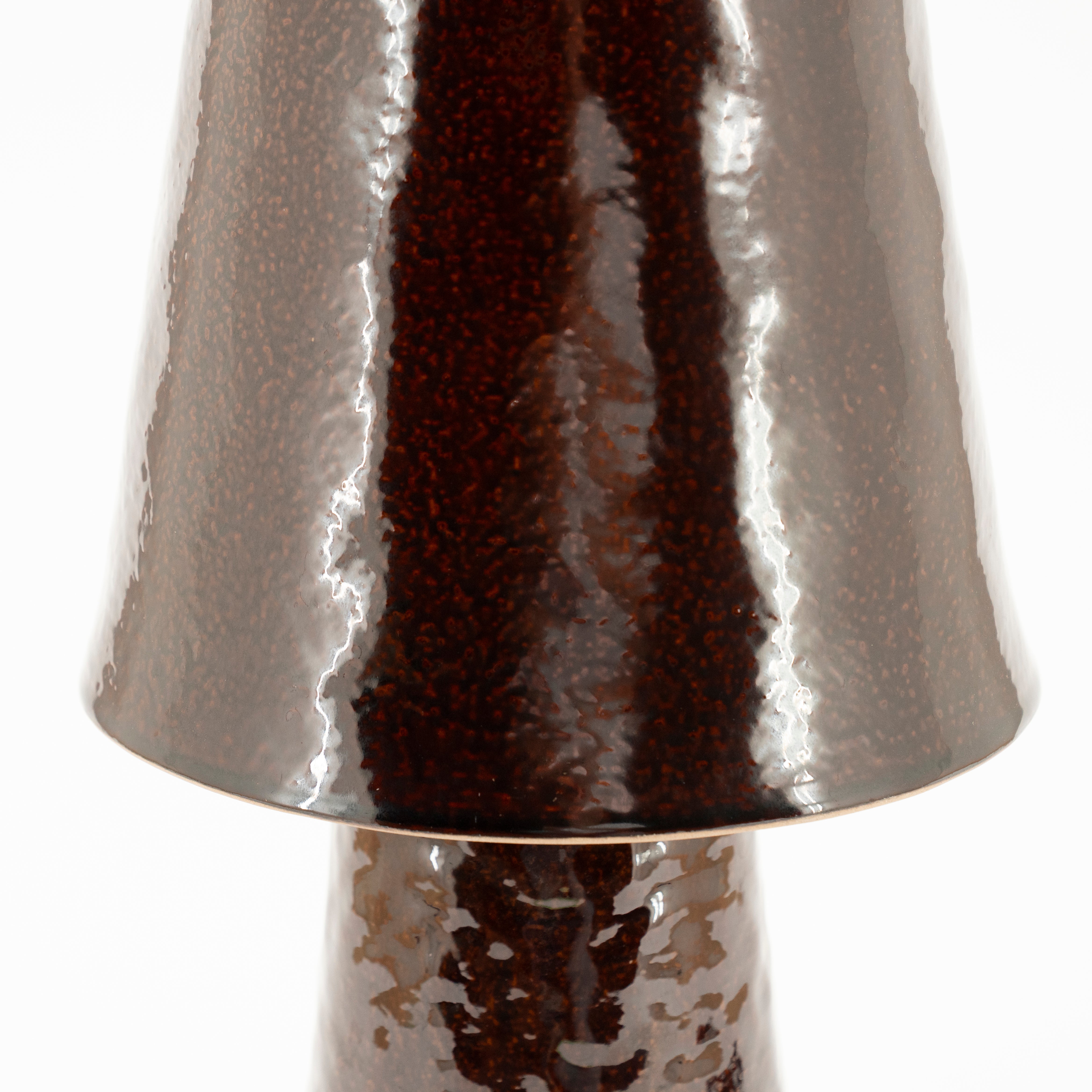 Stolní lampa CLAYTON hnědá