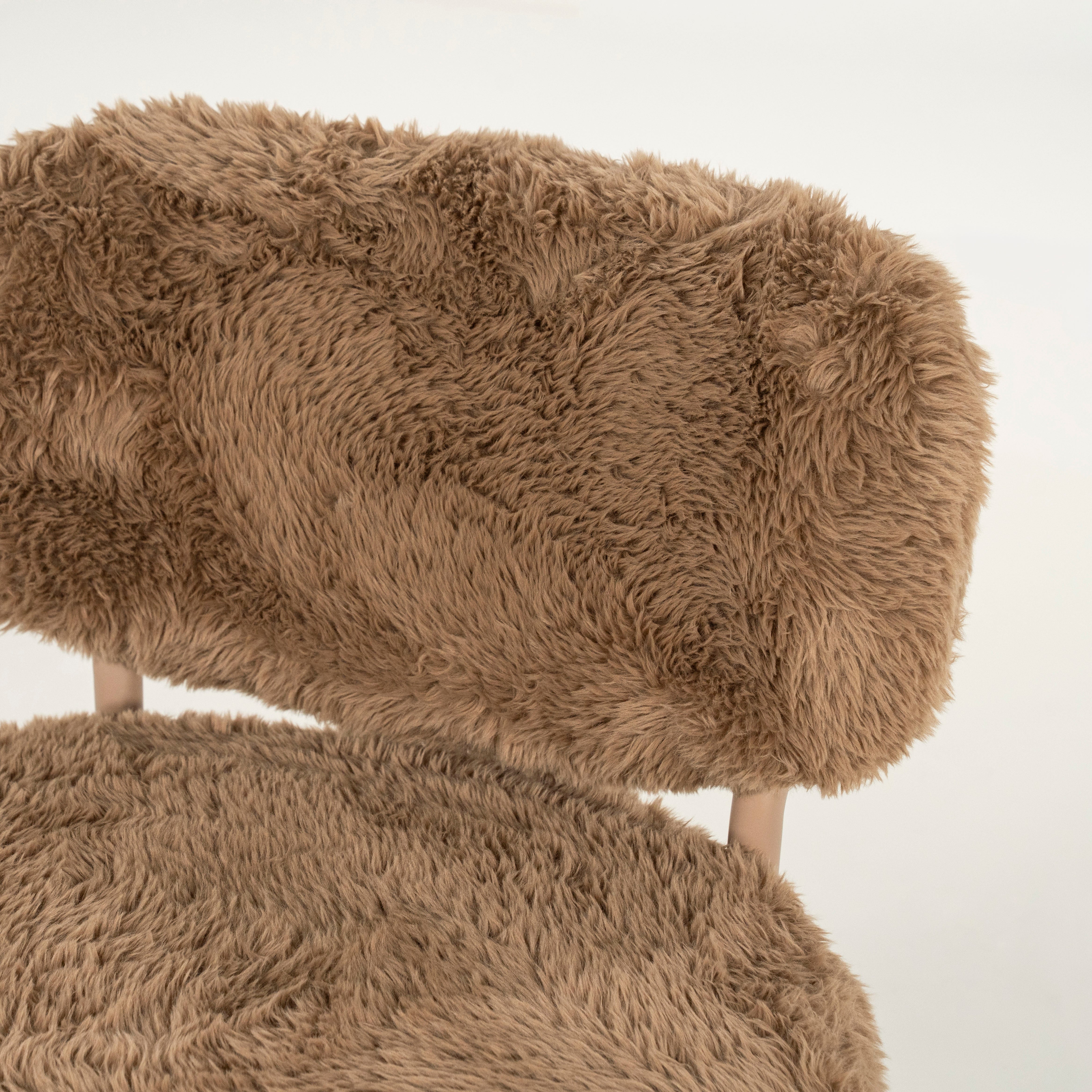 FURLO Brown Swivel Armchair