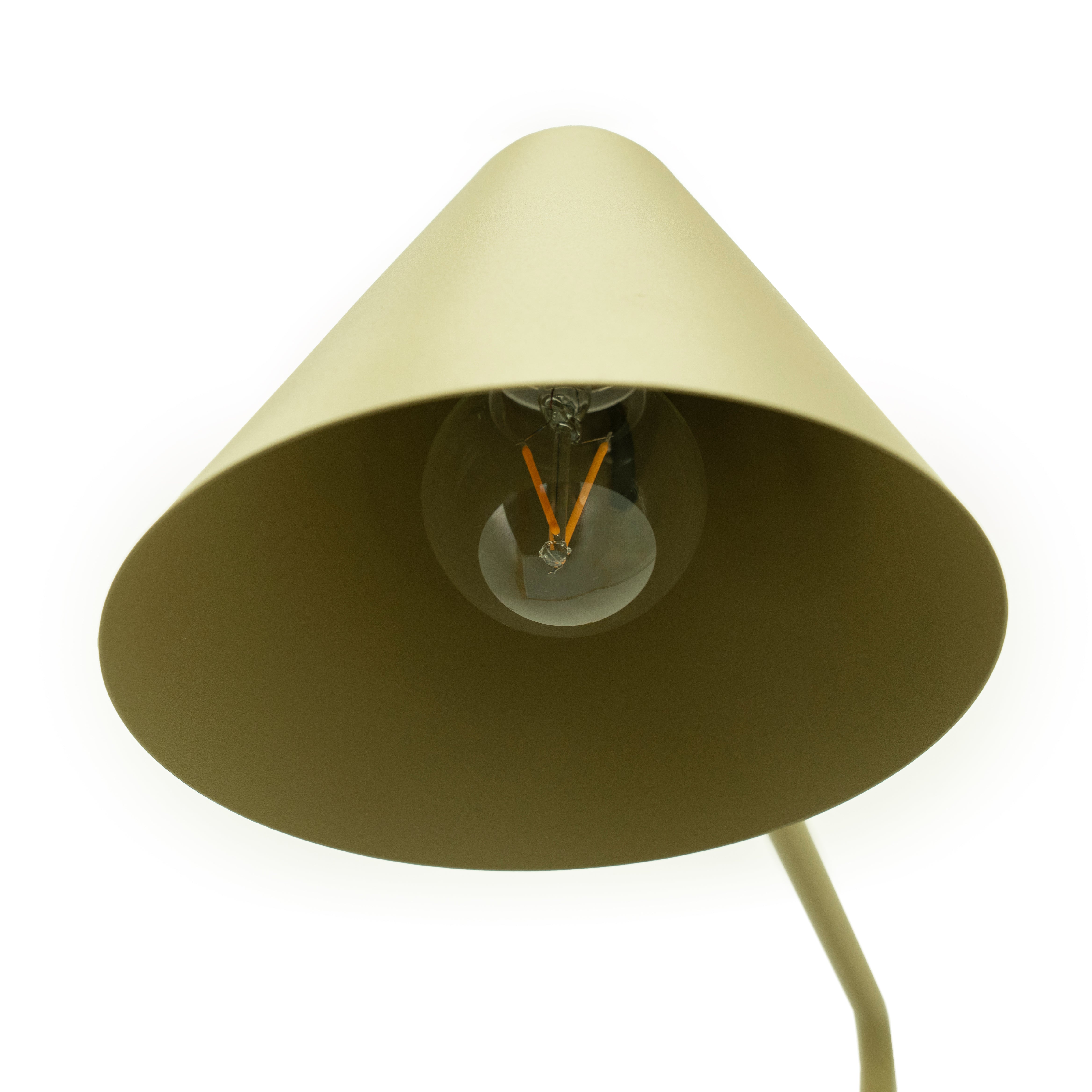 Nástěnná lampa s ramenem CAPA zelená