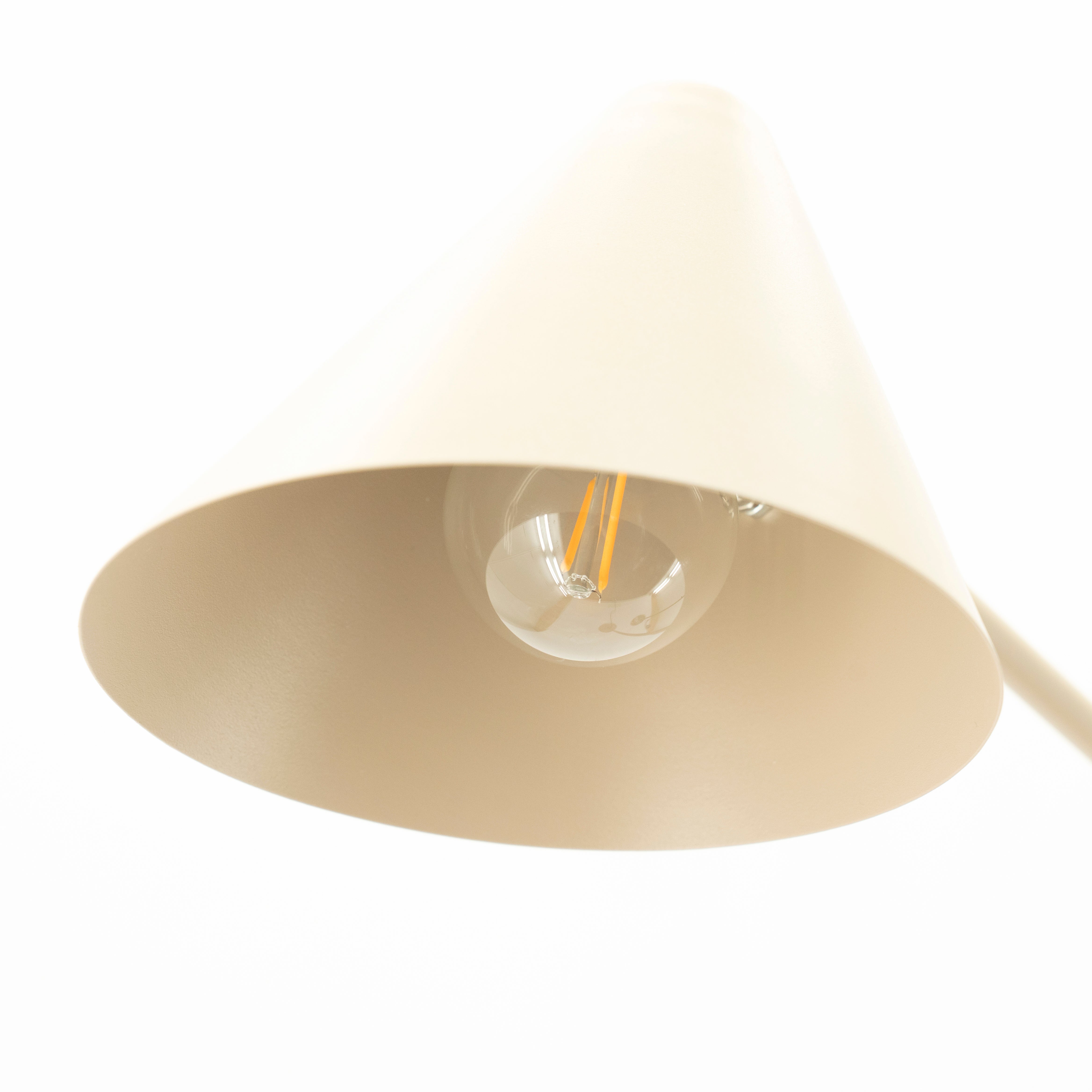 Podlahová lampa CAPA krémová