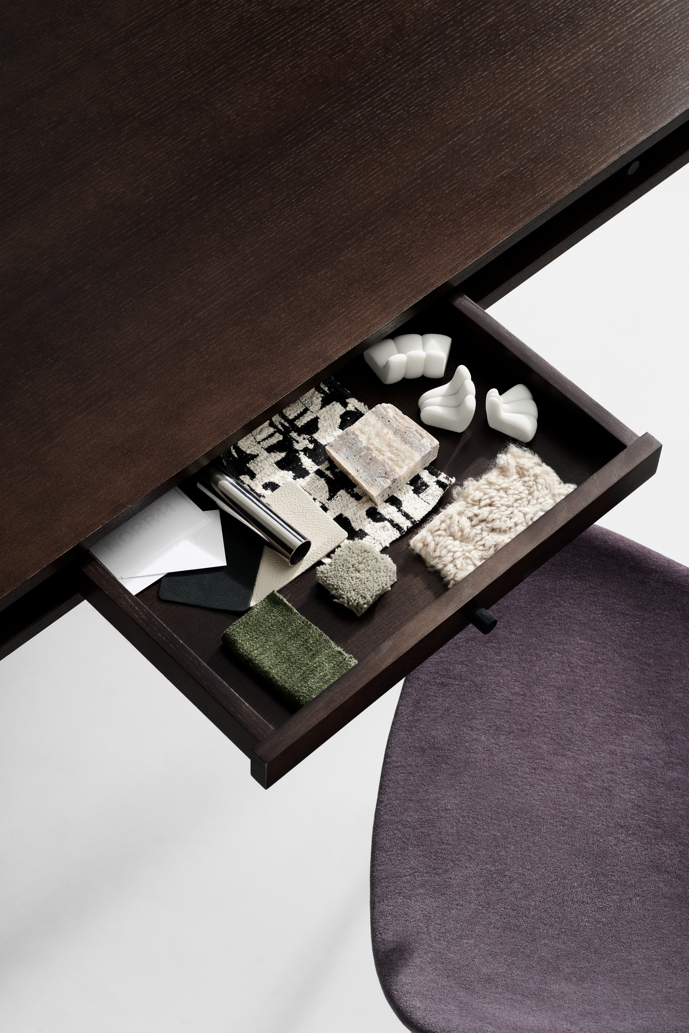 Adjustable Desk JFK Dark Ash Wood