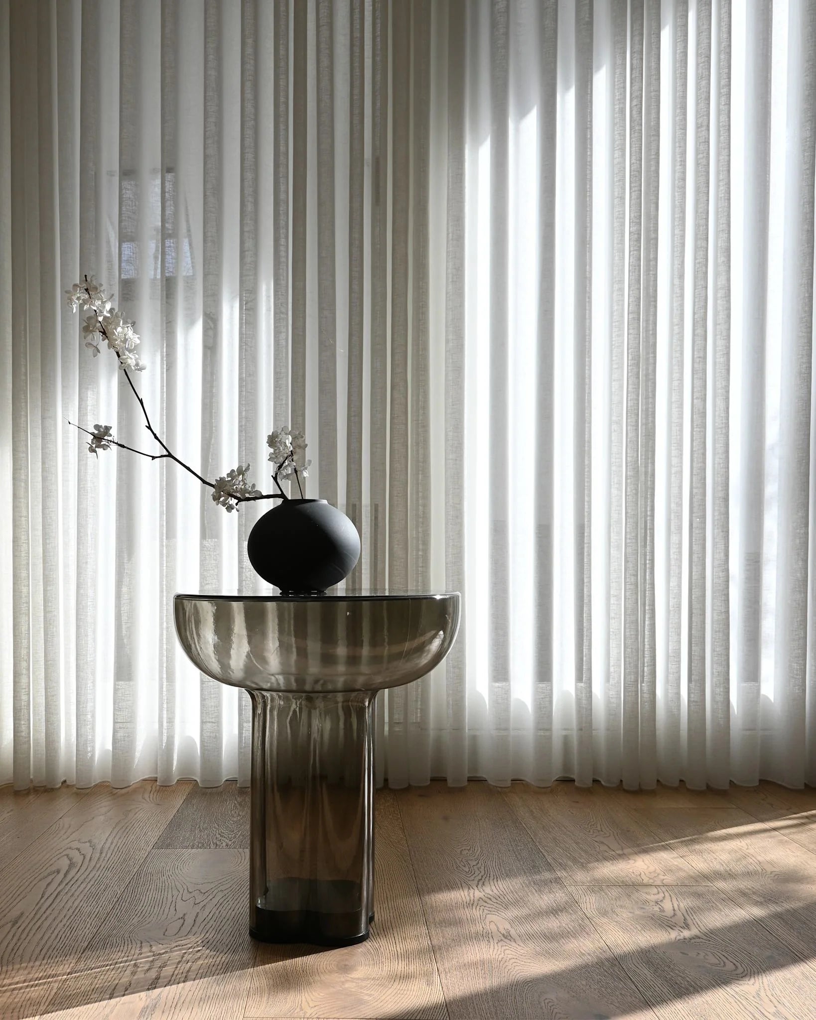 Side table Crown Smot glass