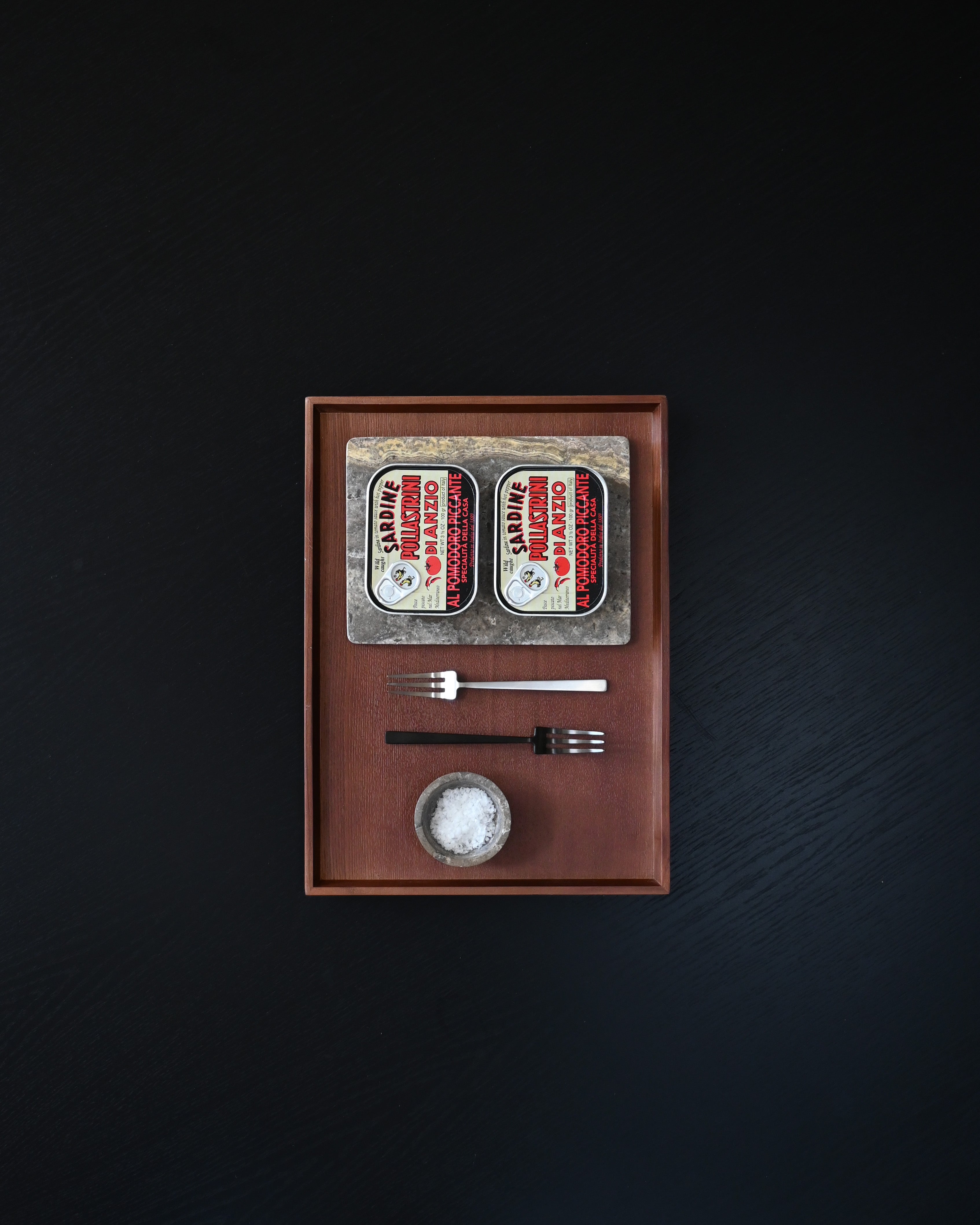 Sada dezertních vidlic KOGEI černá