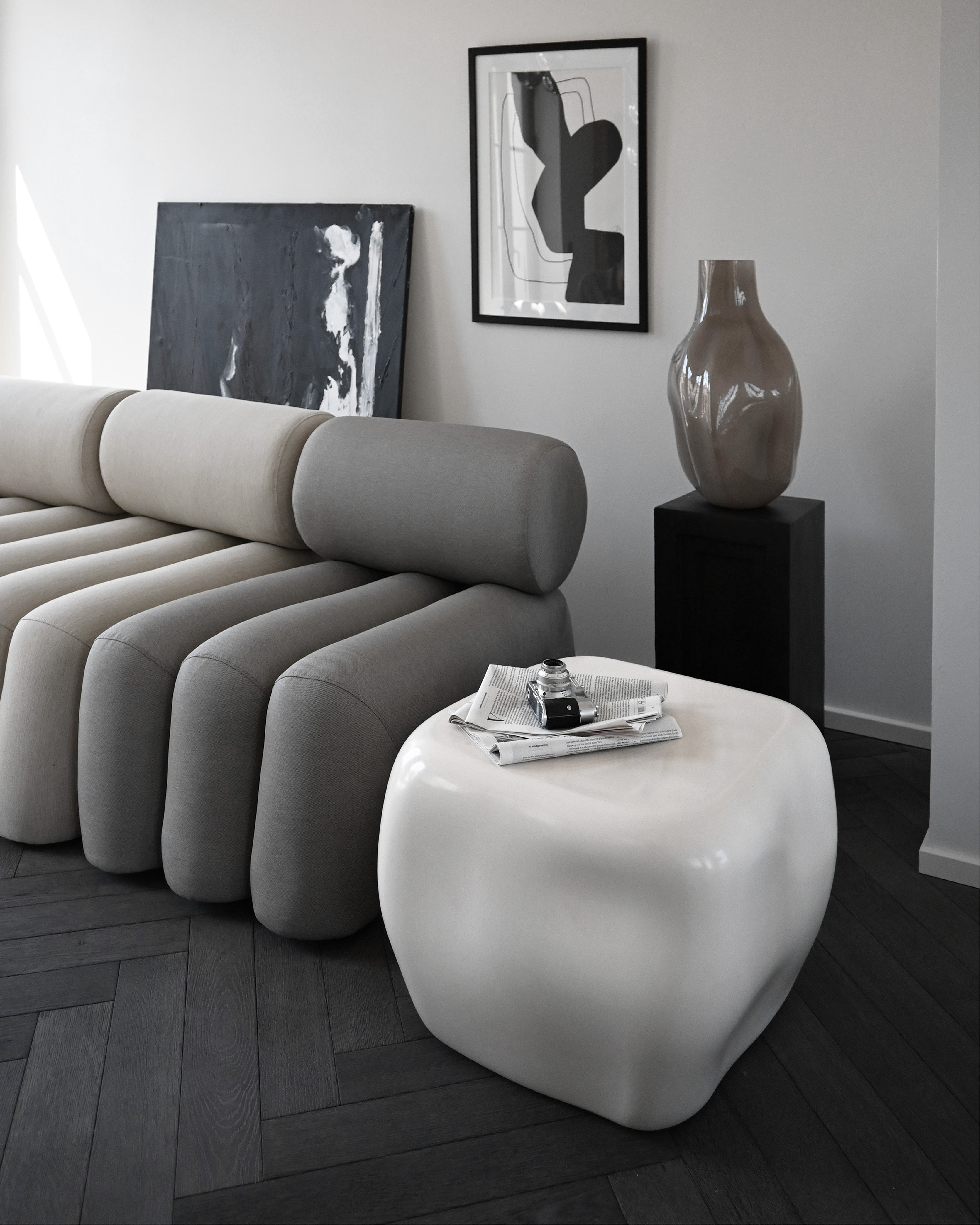 ISHI Coffee Table White Ceramic