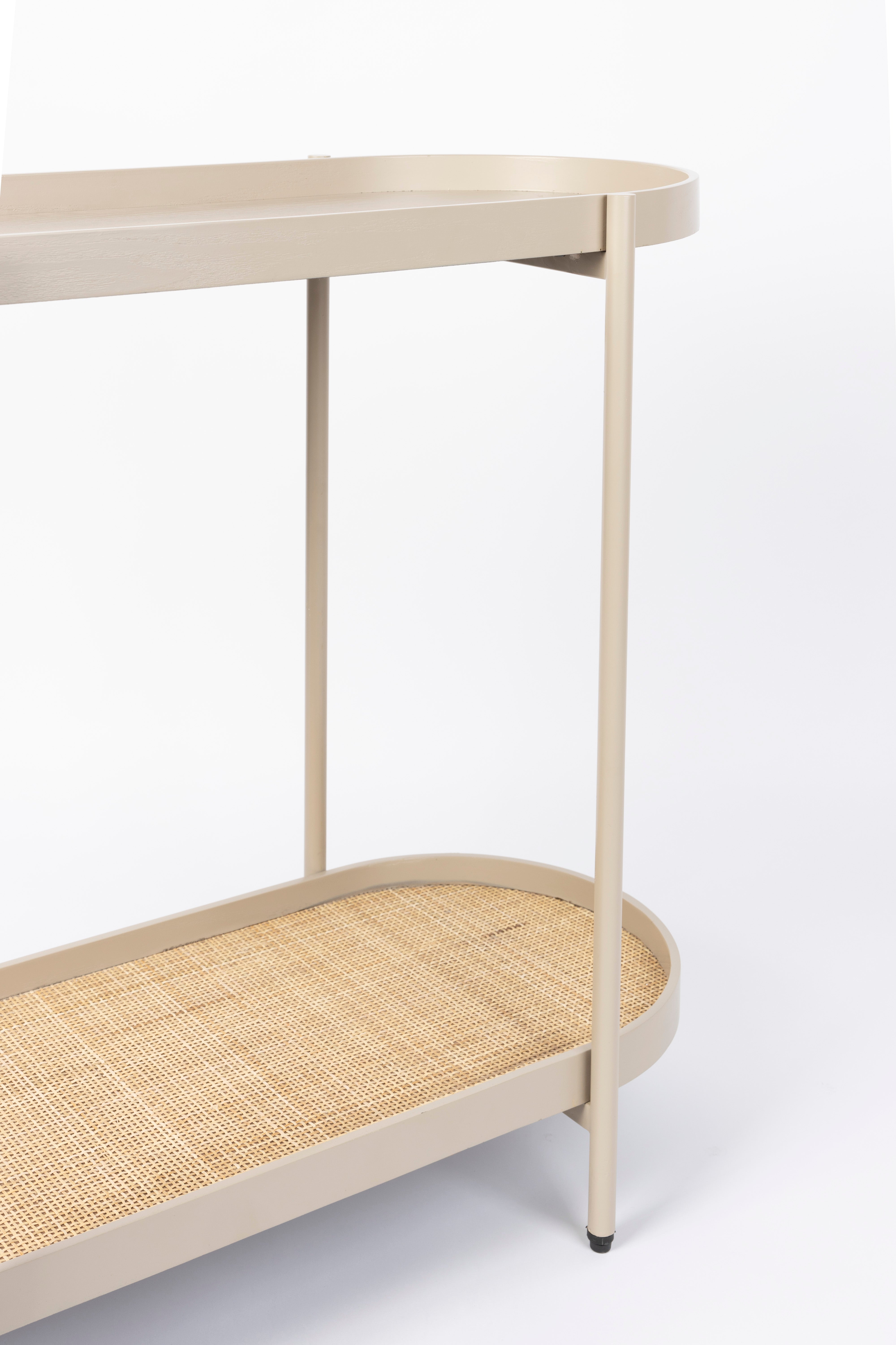 Konzole AMAYA béžová s ratanem