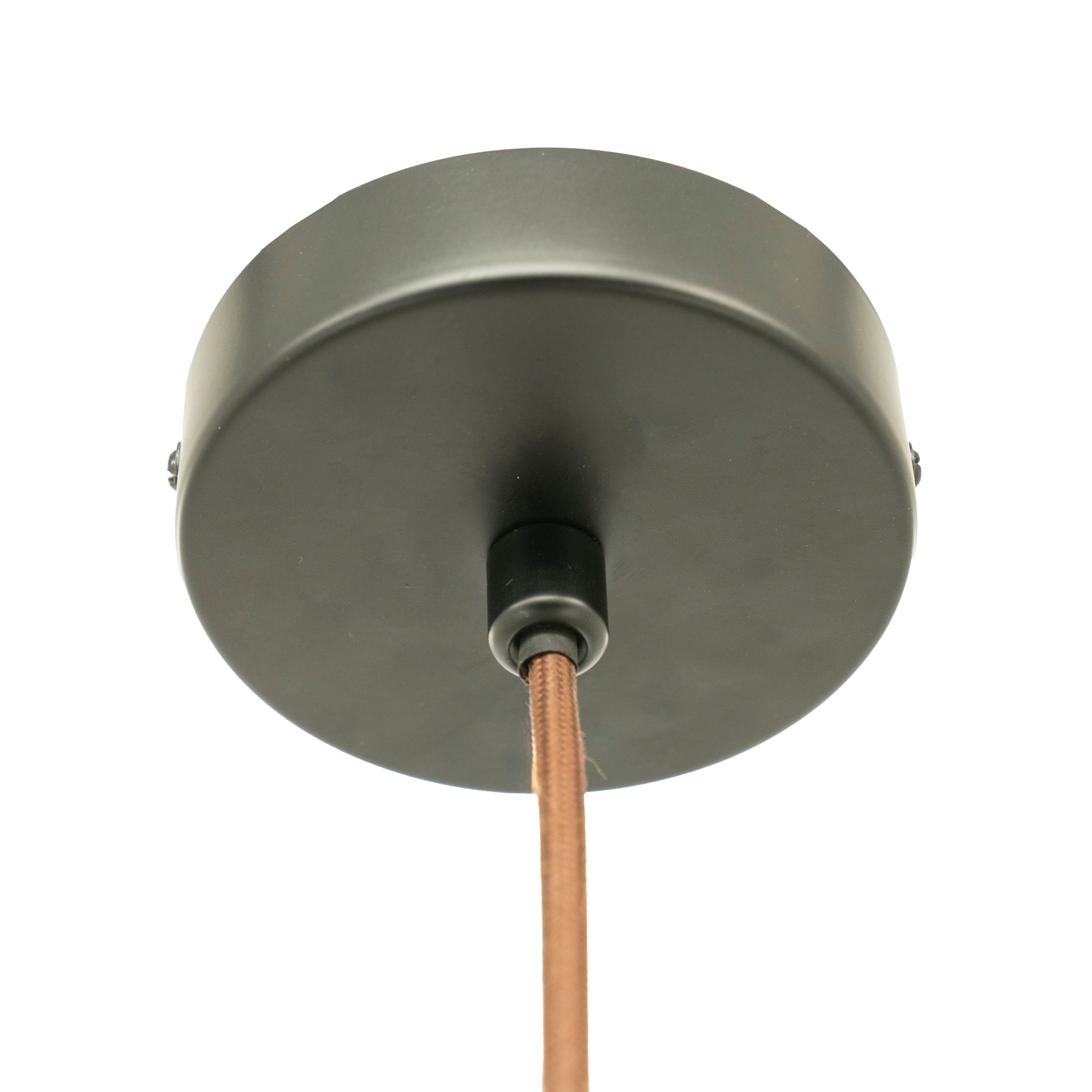 Lampa wisząca COCOON ONE beżowy z brązowym wykończeniem – By Boo