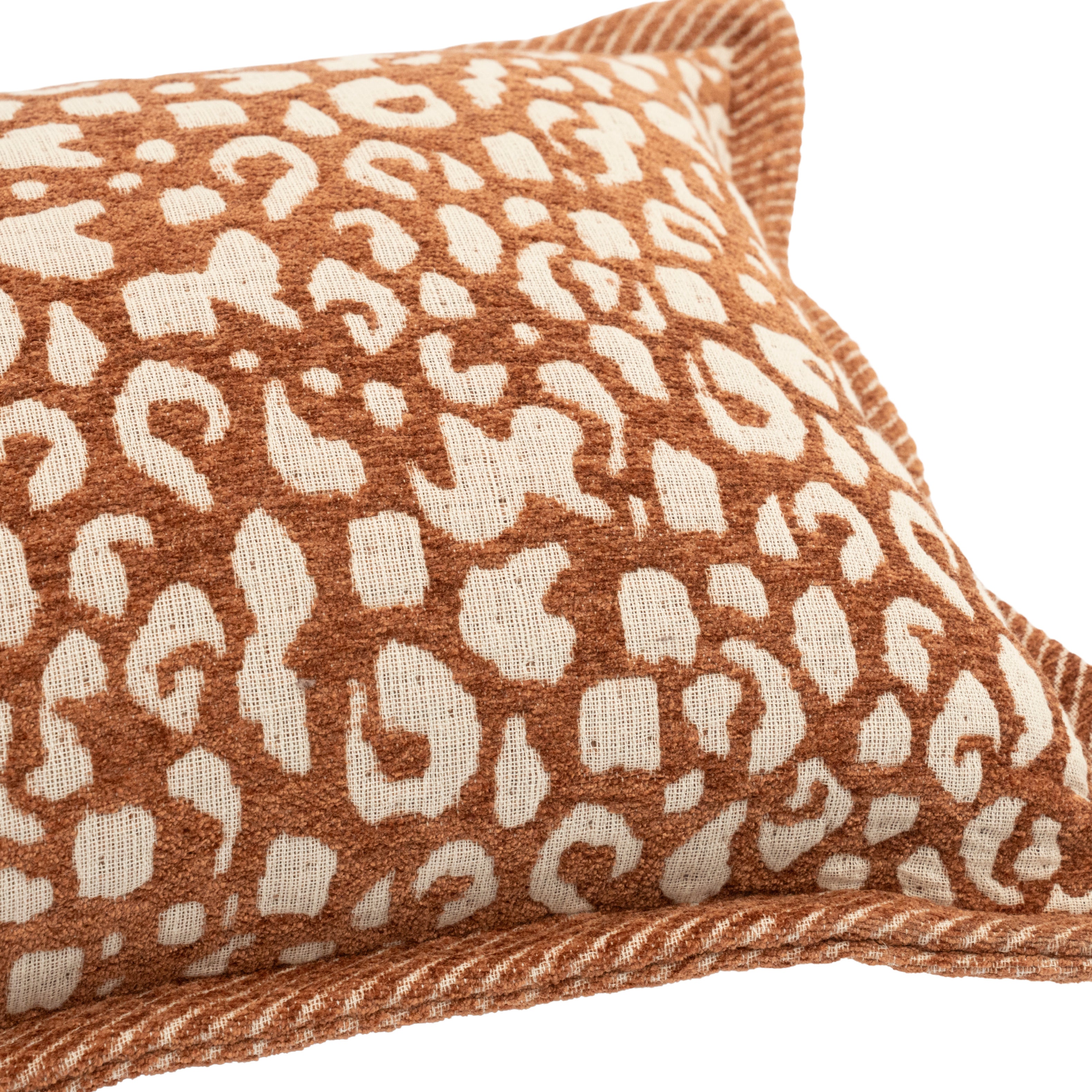 Poduszka LEOSTRIPE brązowy
