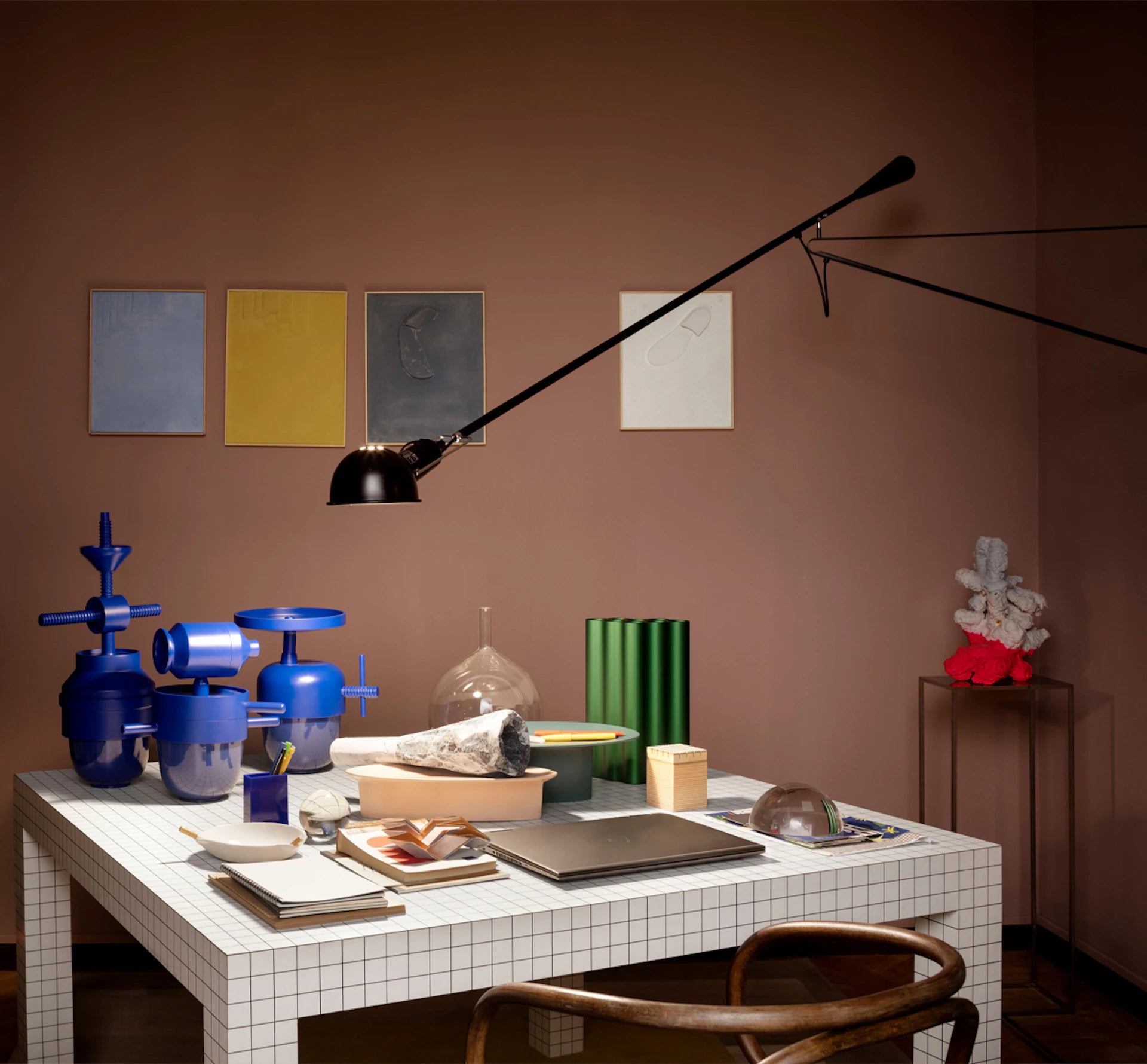 Wall lamp with arm 265 black