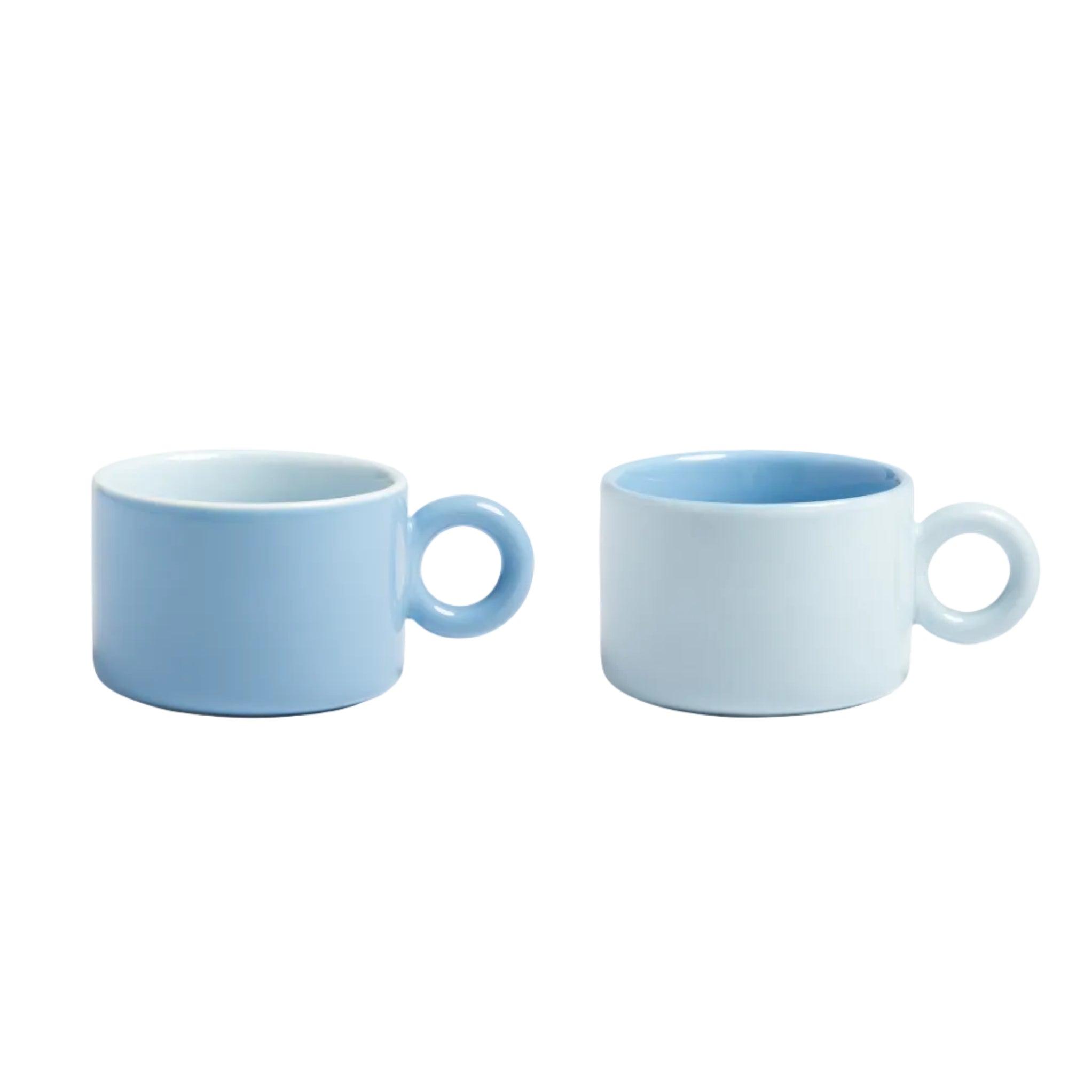 Sada šálků CHIQUITO modrá porcelán