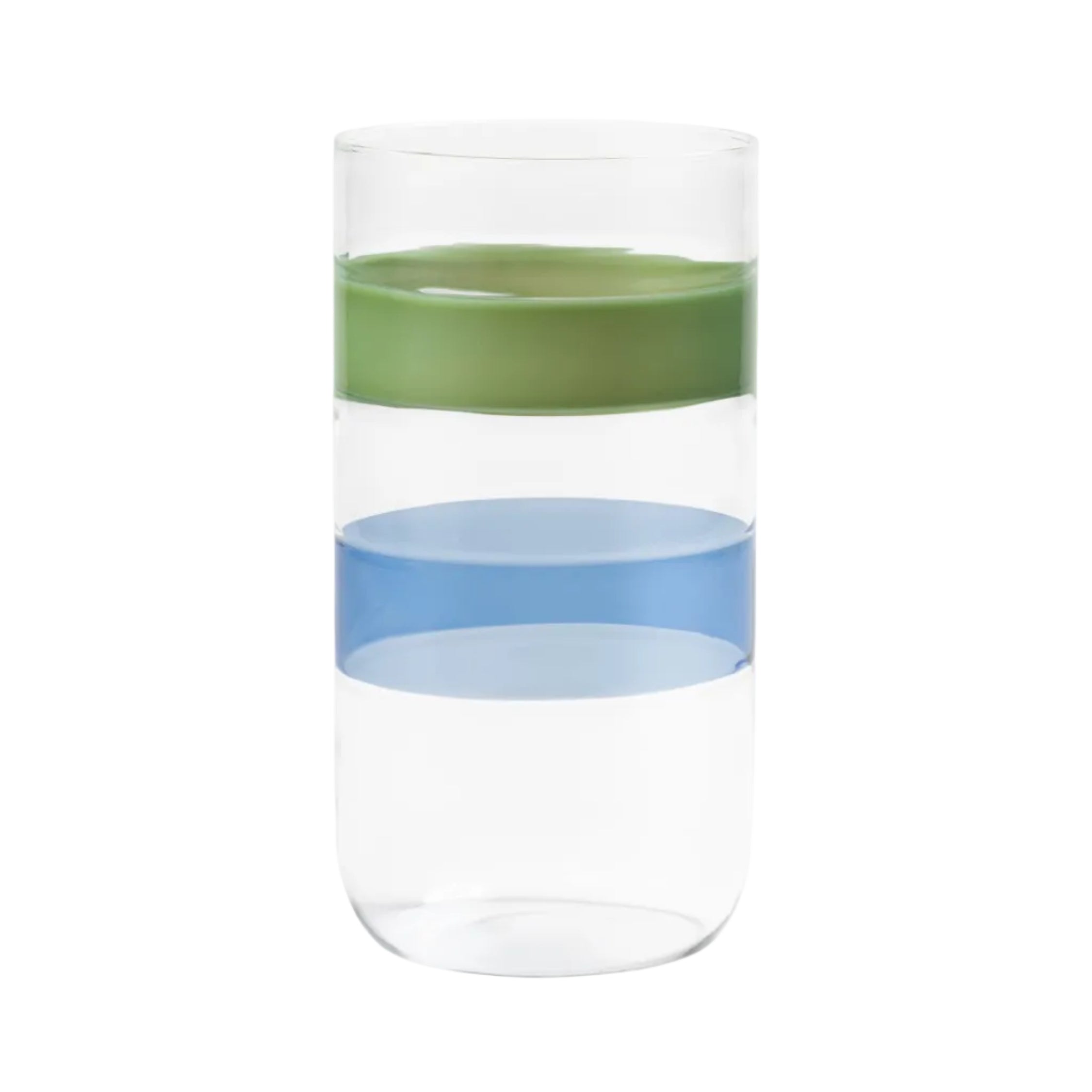 LUMO vase green-blue glass