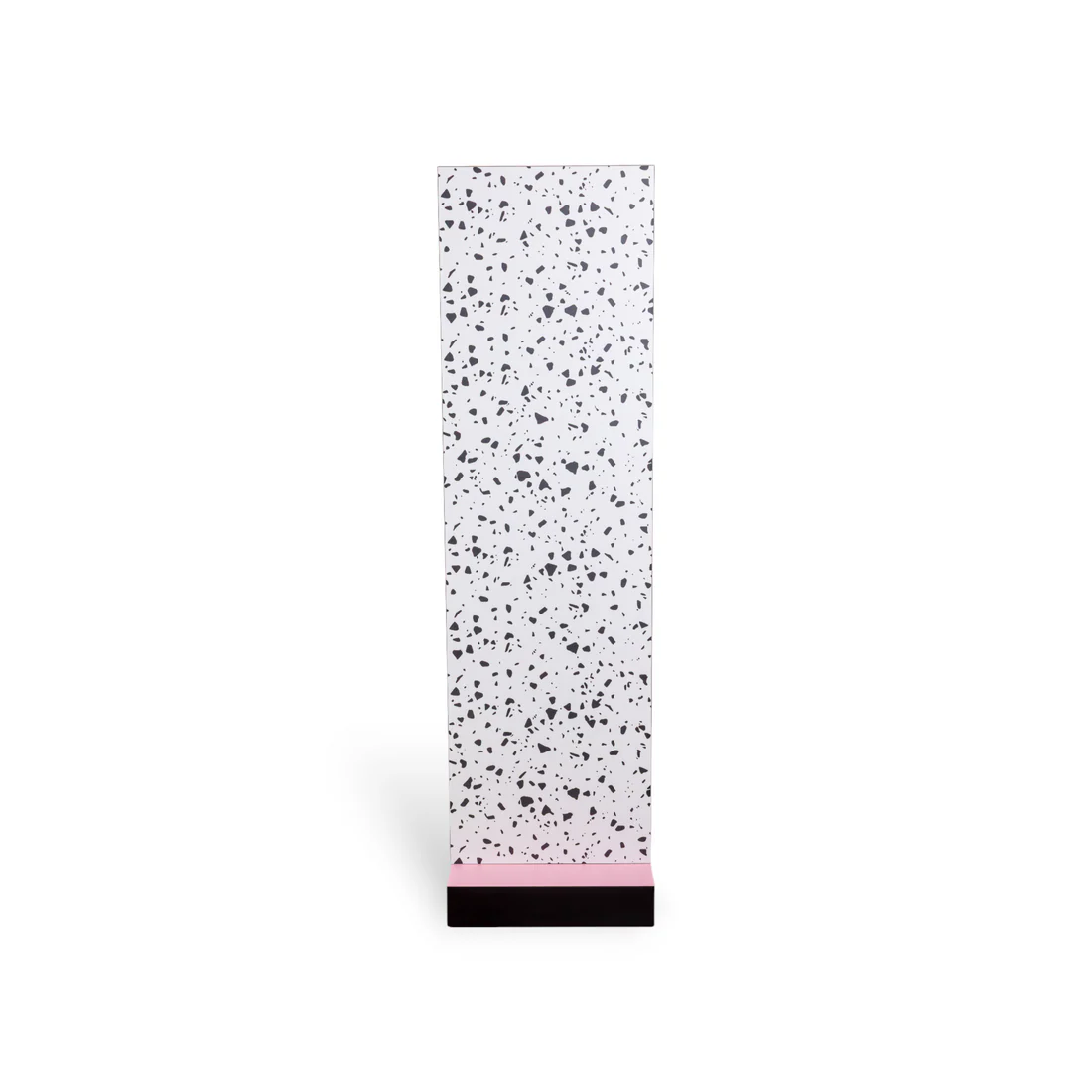 Regál SUPERSHELF TERRAZZO bílý se žlutou a růžovou