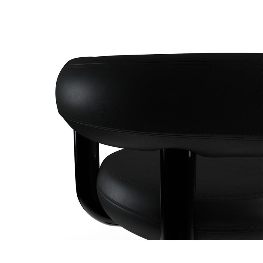 Kancelářská židle FAT černá kůže