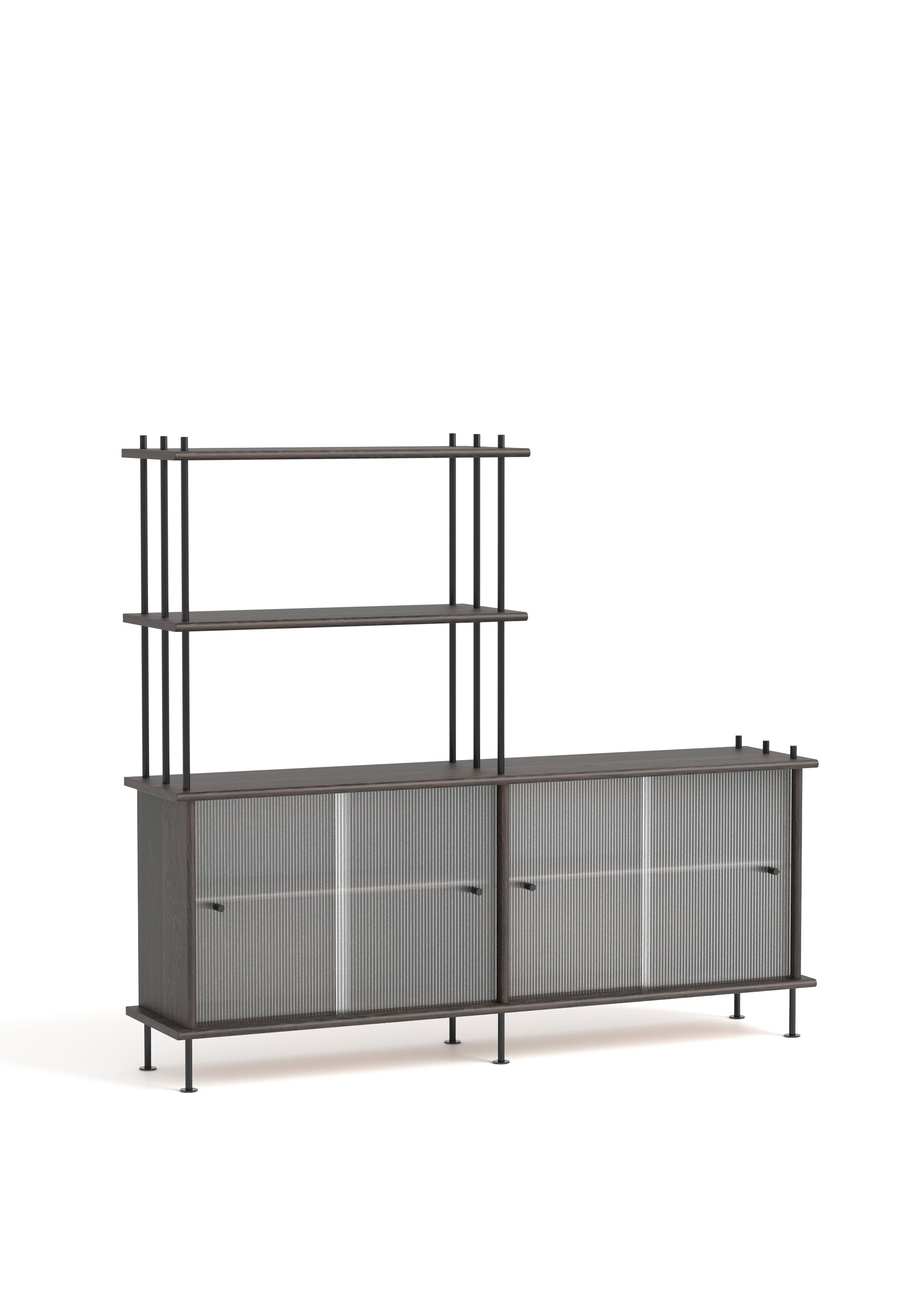 BAVA 160 Cabinet in Ebony Oak Wood