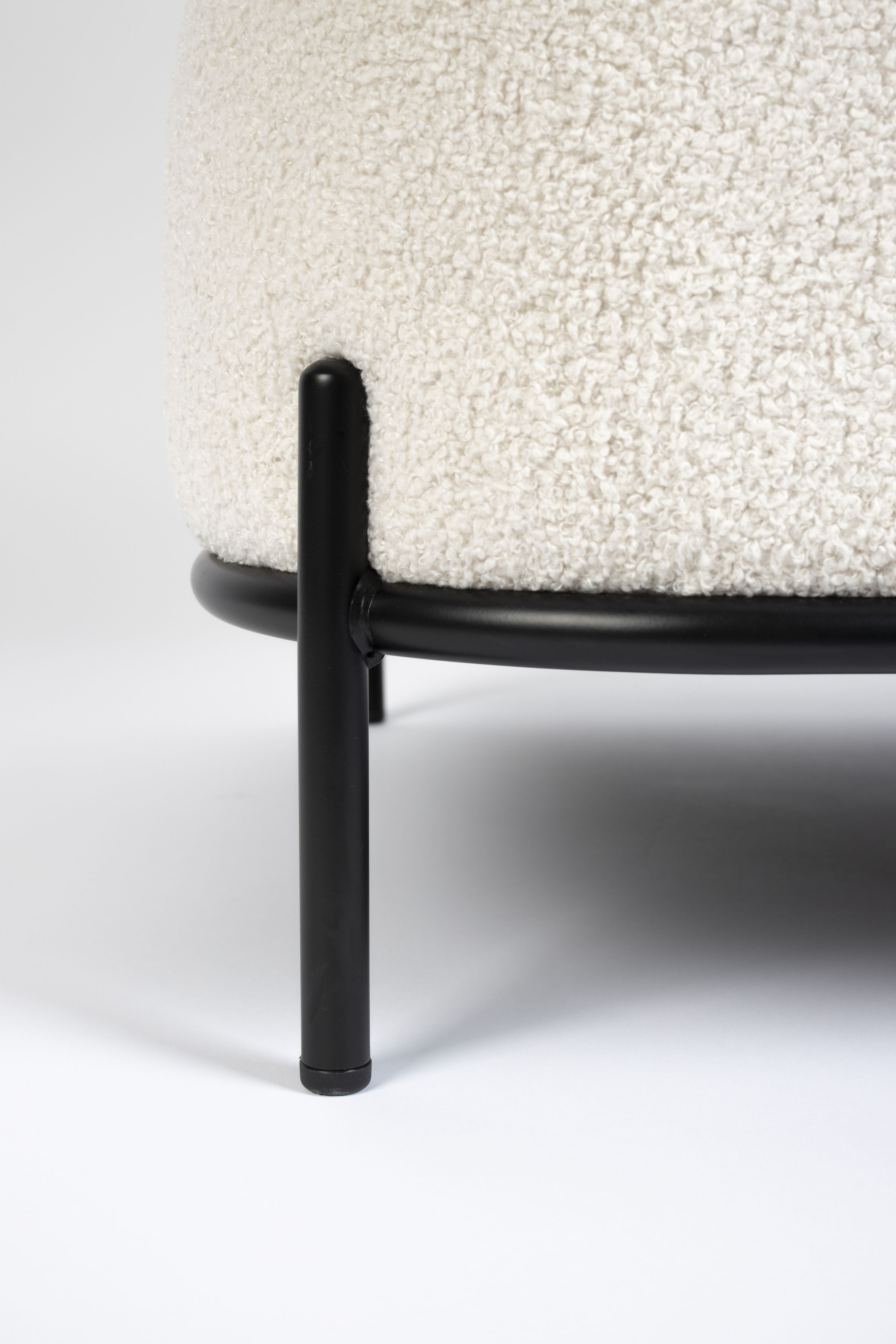 Křeslo POLLY zlomená bílá