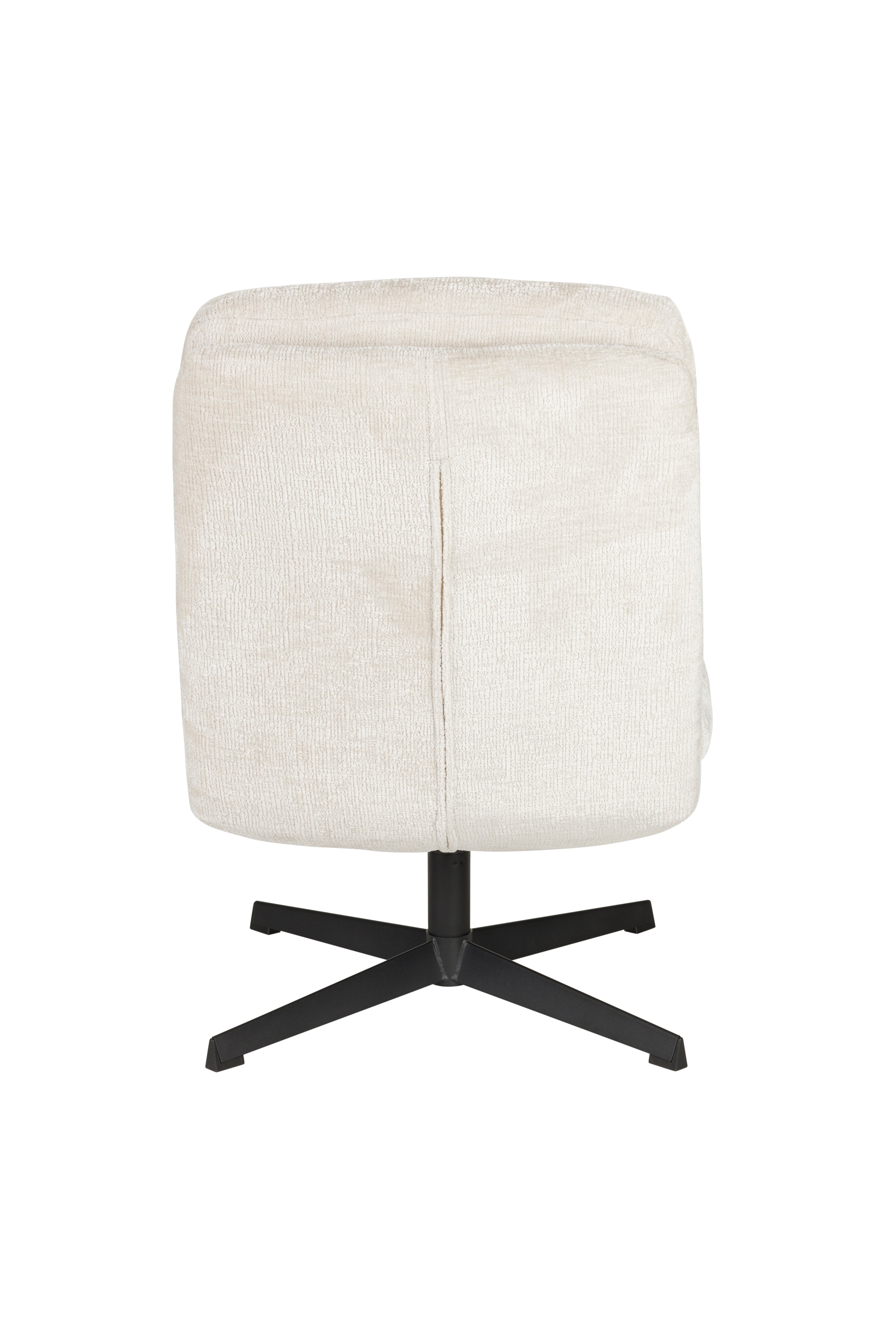 KAI Armchair white with black base