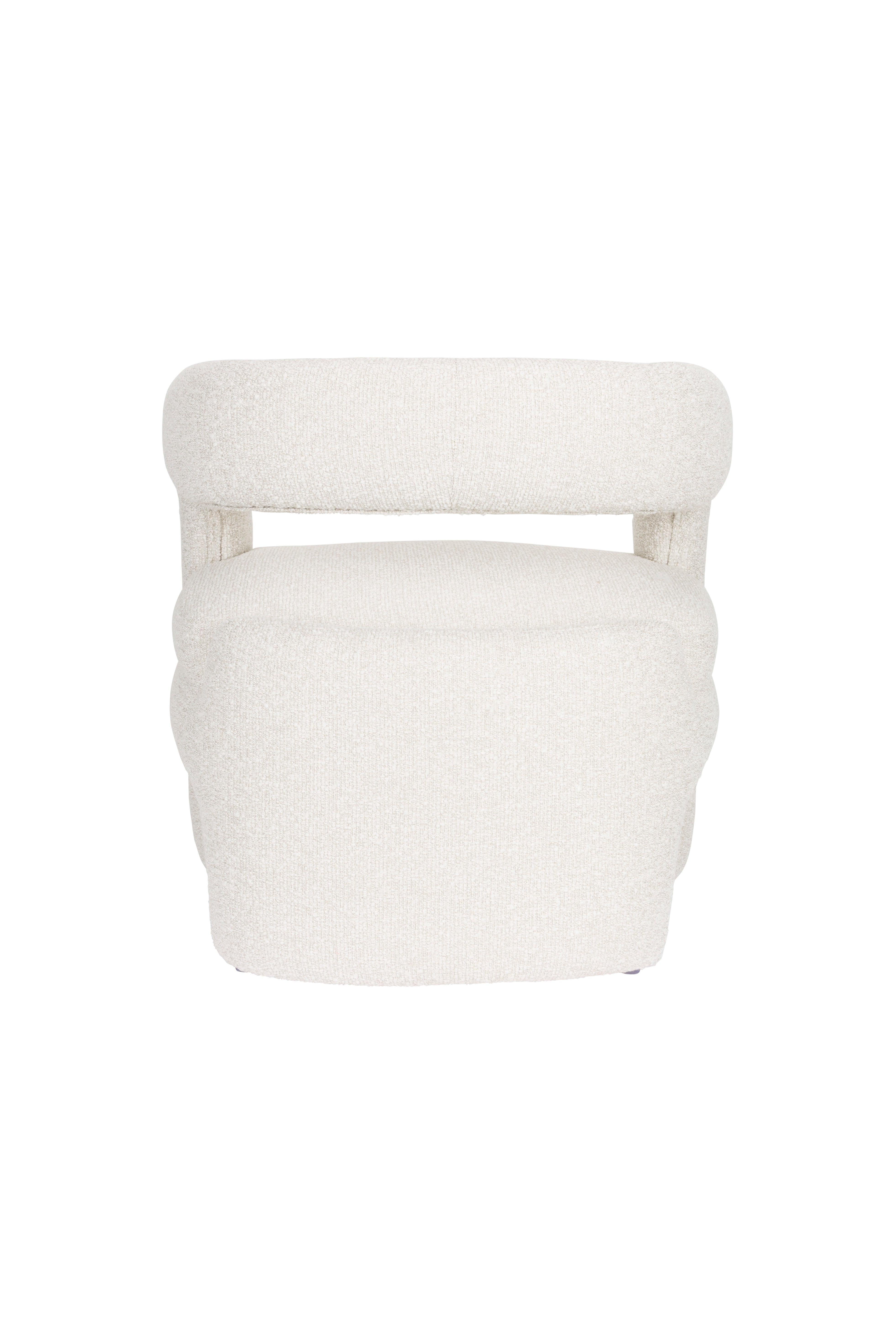 NOVA white armchair