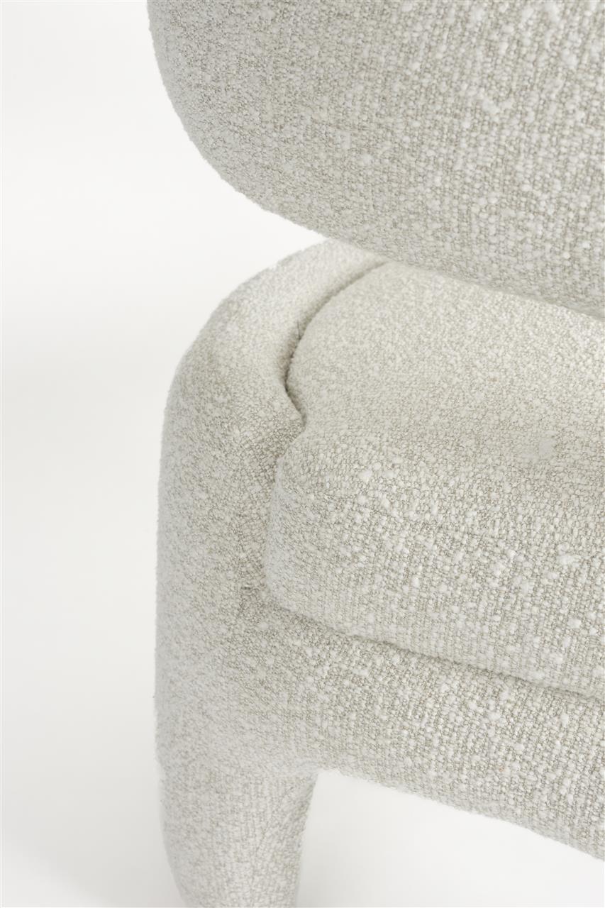 NOVA white armchair