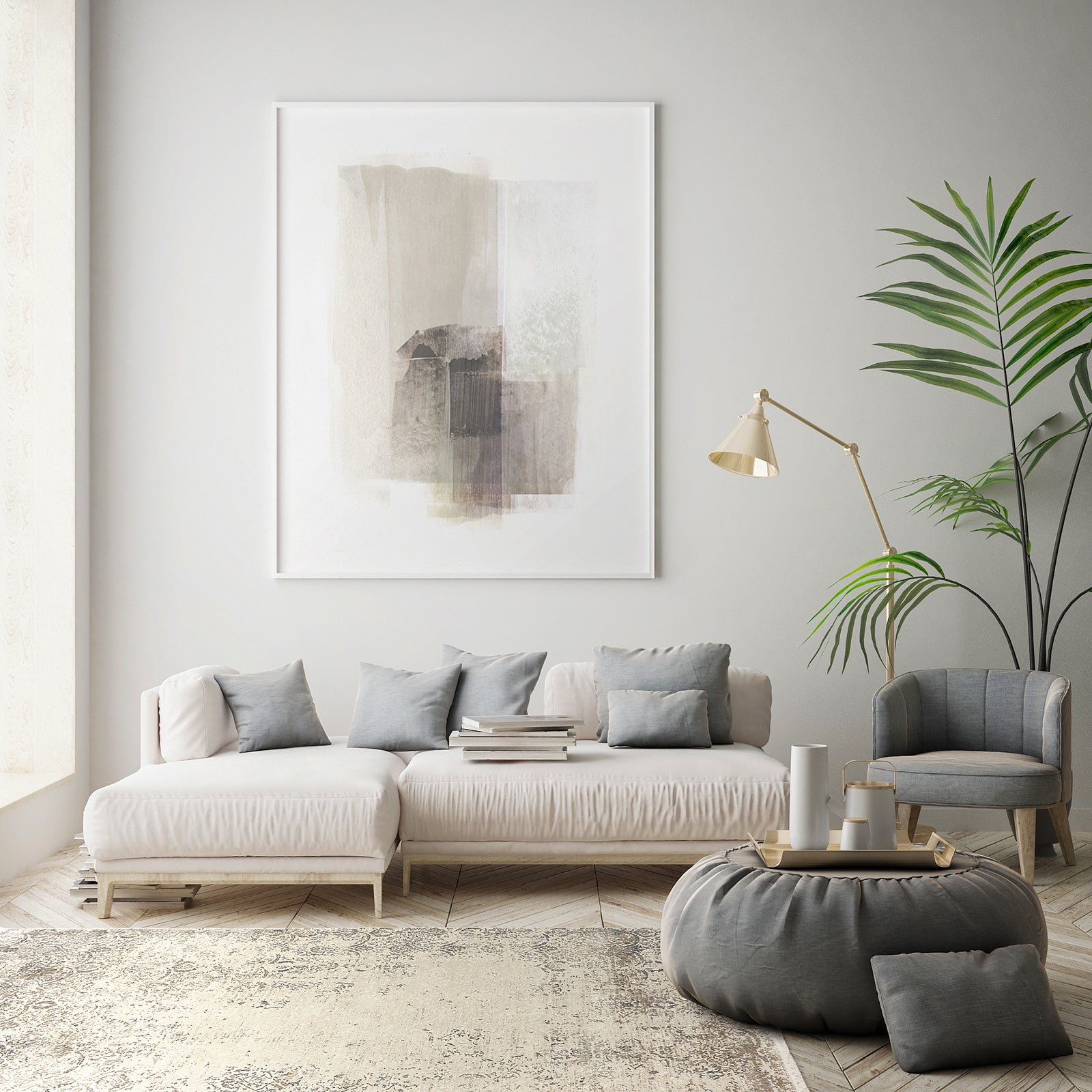 Koberec ROYAL béžové ornamenty