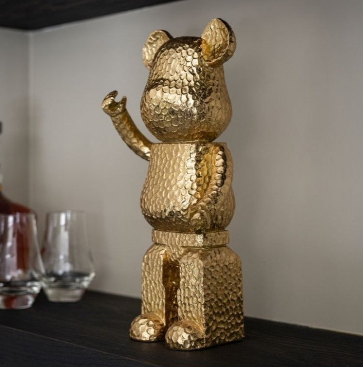 Dekoracja BEAR złoty Richmond Interiors Eye on Design