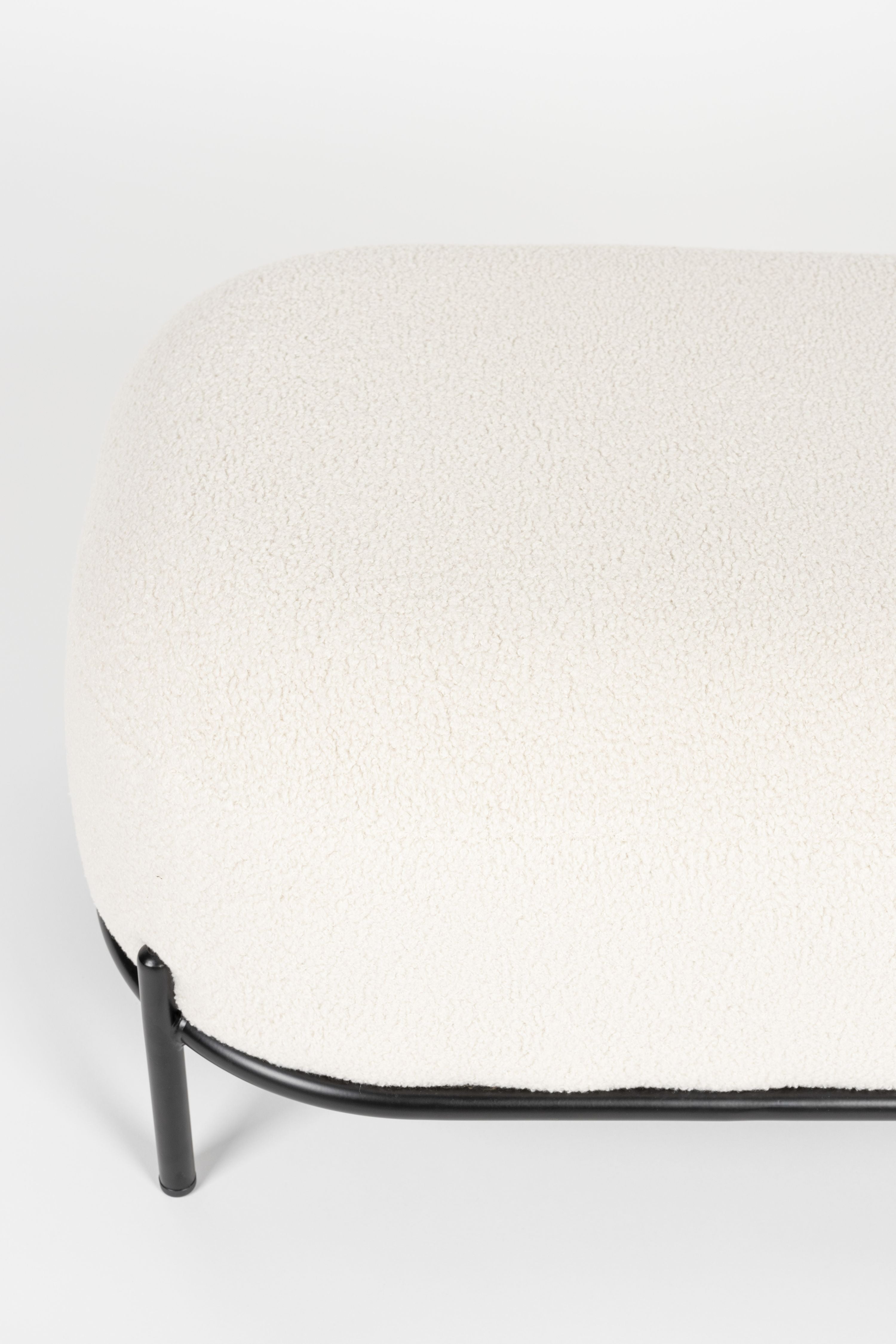 Podnožka POLLY zlomená bílá