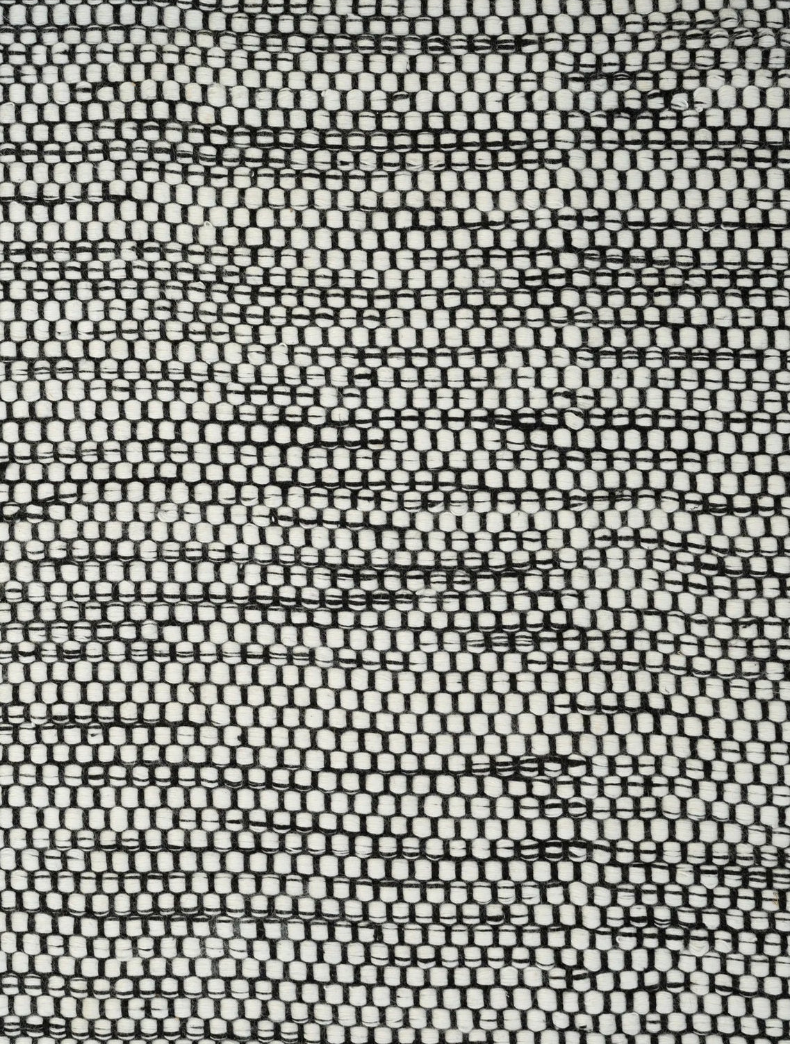 ADONIC MIST Round Rug - MIXED Black and White