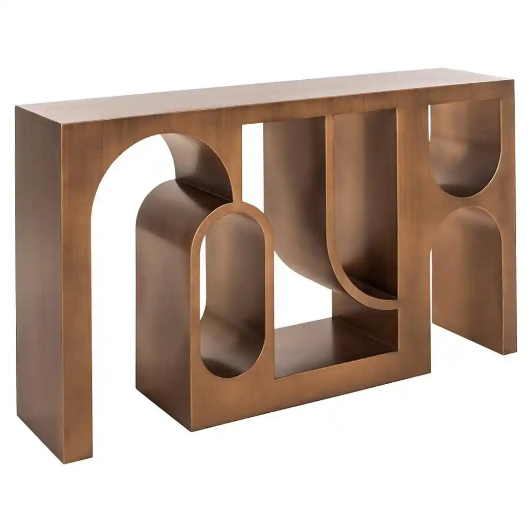LUGANO Console Copper Brown