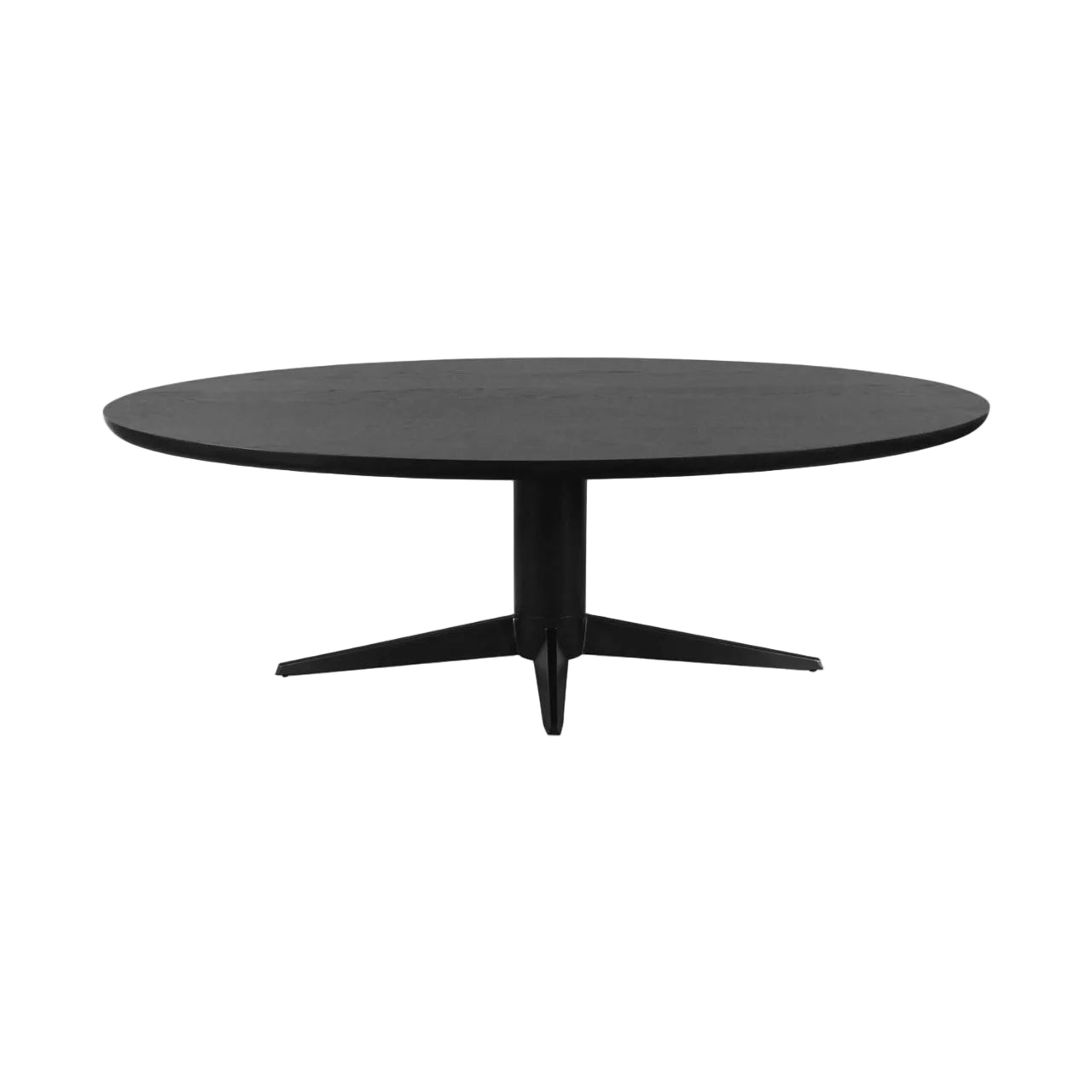 RAYFORD Dining Table Black Oak
