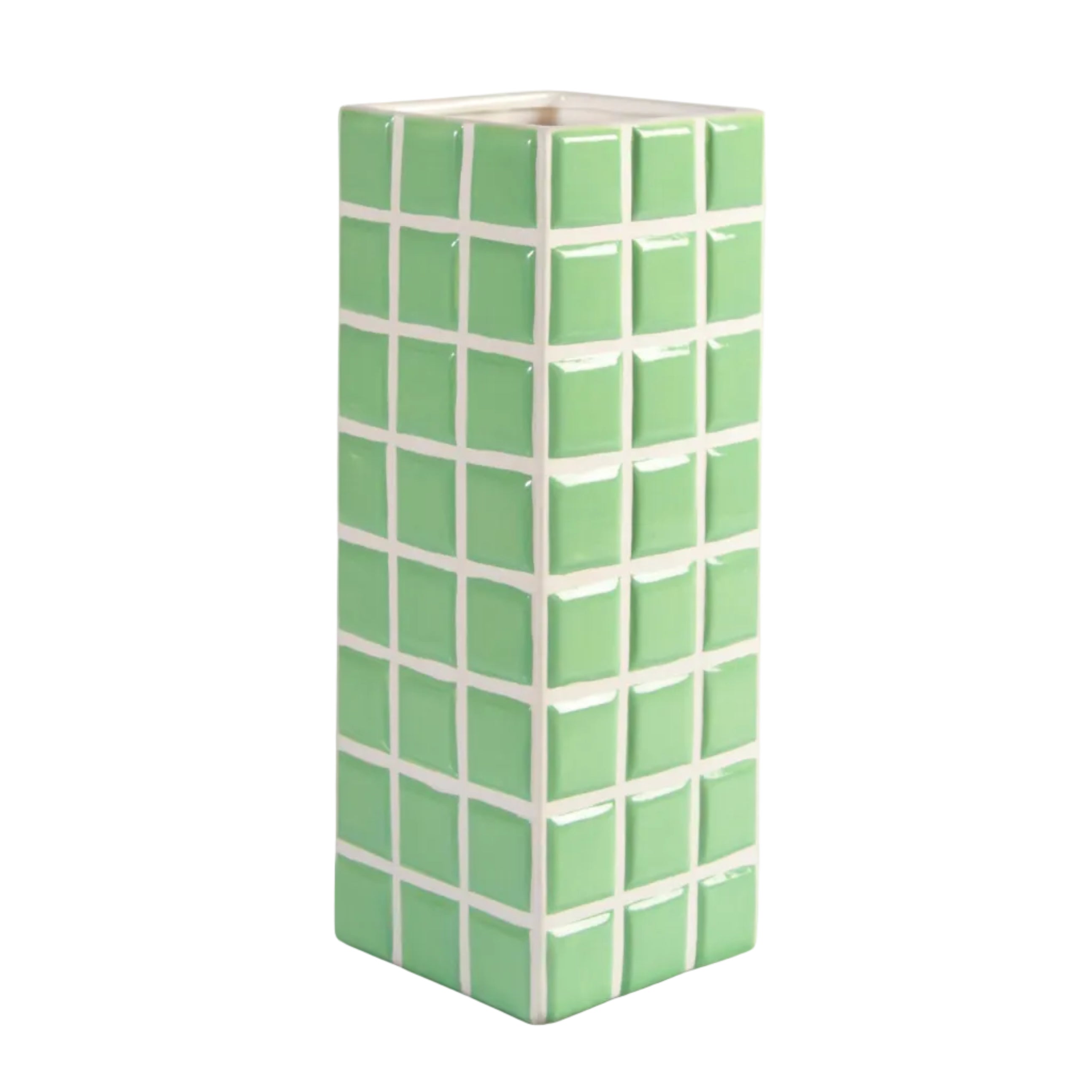Váza TILE zelená