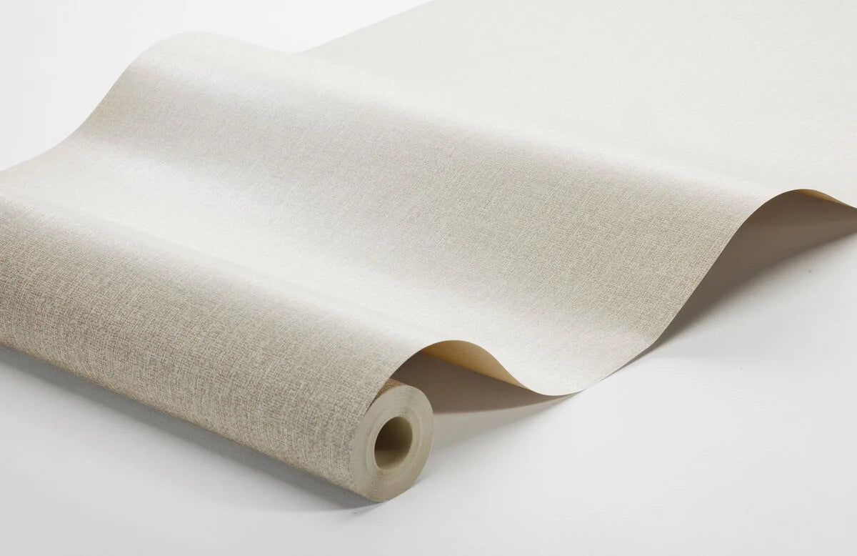 Textured wallpaper resembling canvas WEAVER’S WALL beige