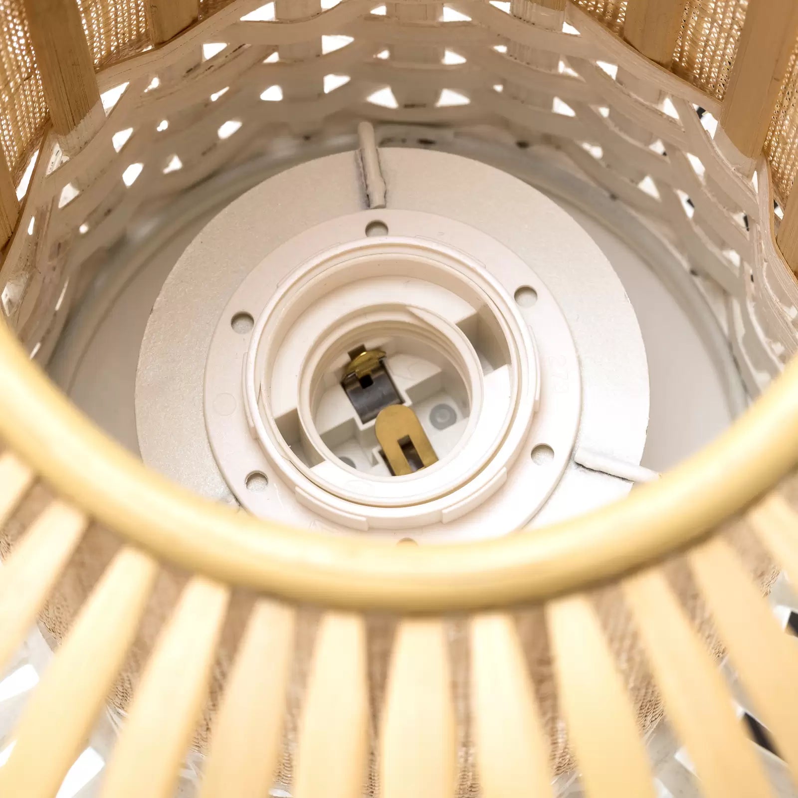 Stropní lampa BAMBOO bílá