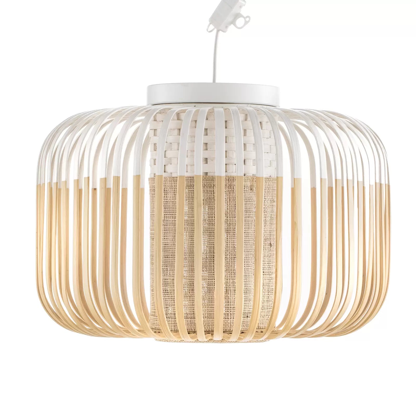 Stropní lampa BAMBOO bílá