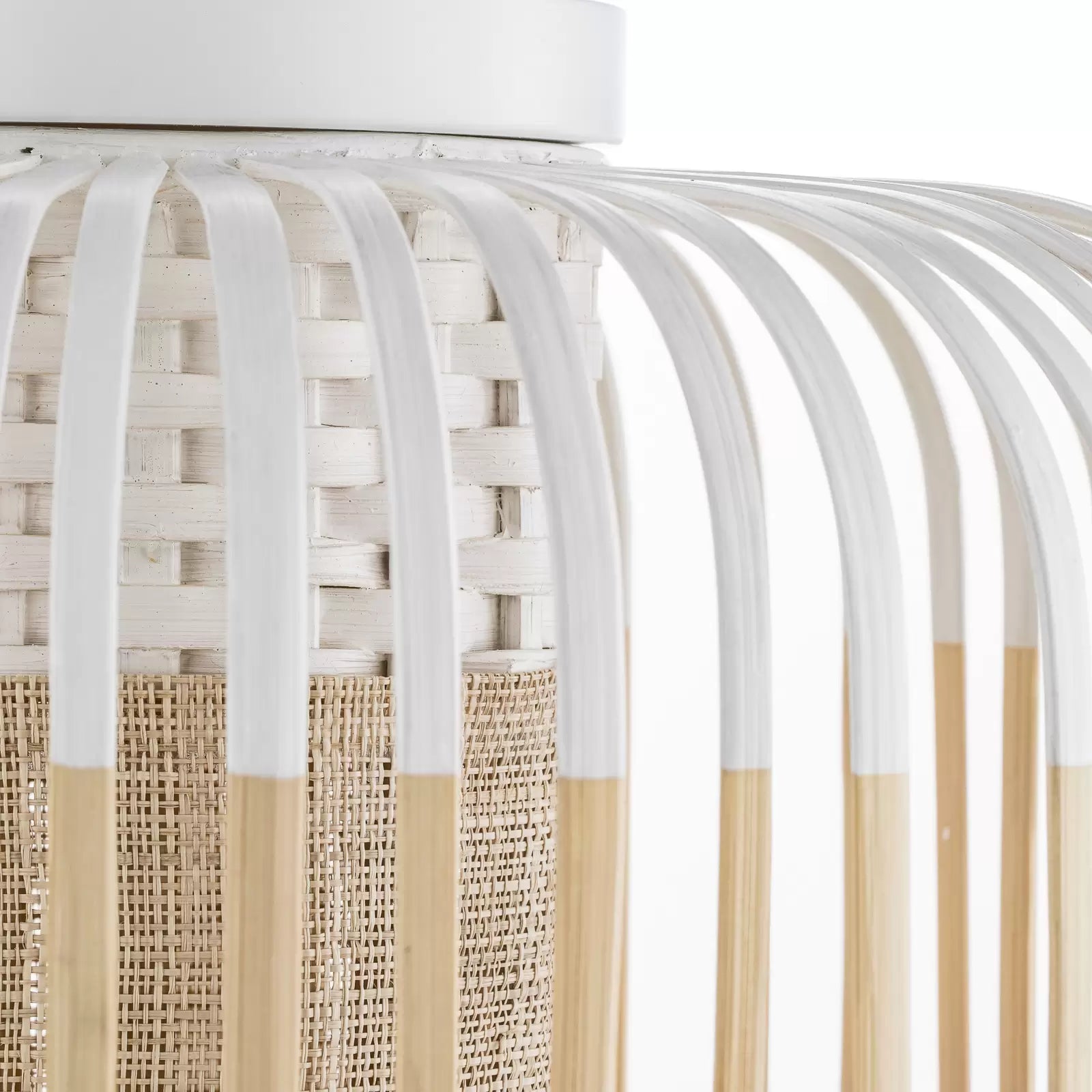 Stropní lampa BAMBOO bílá