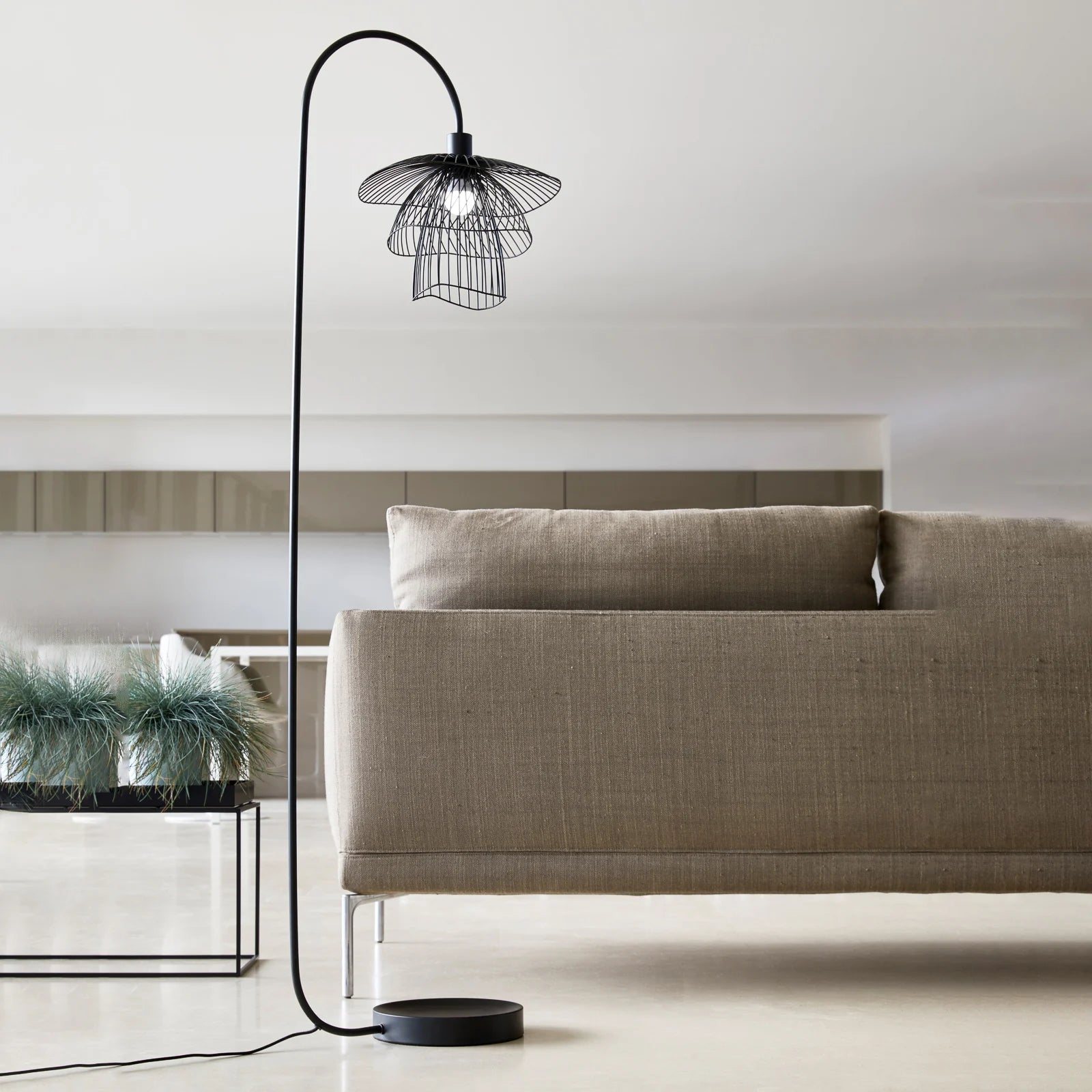 PAPILLON floor lamp champagne gold