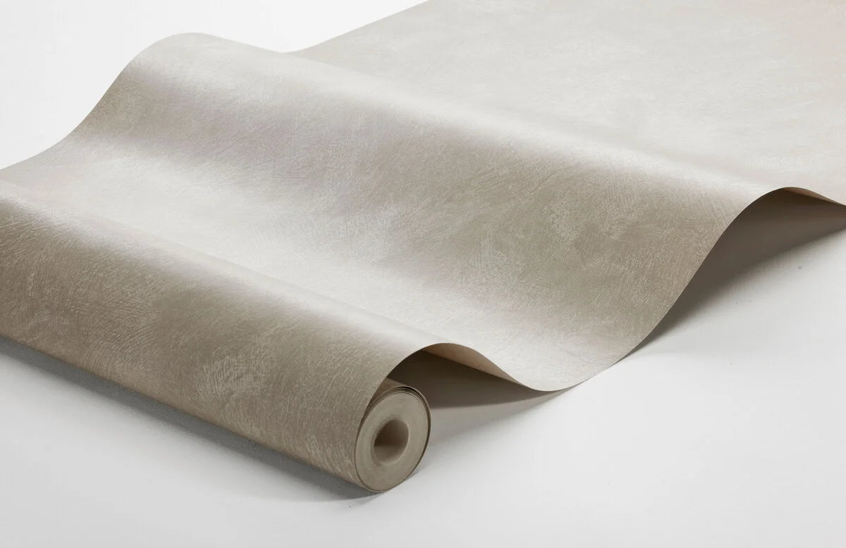 Painter's Wall Plaster Effect Wallpaper in Muted Beige