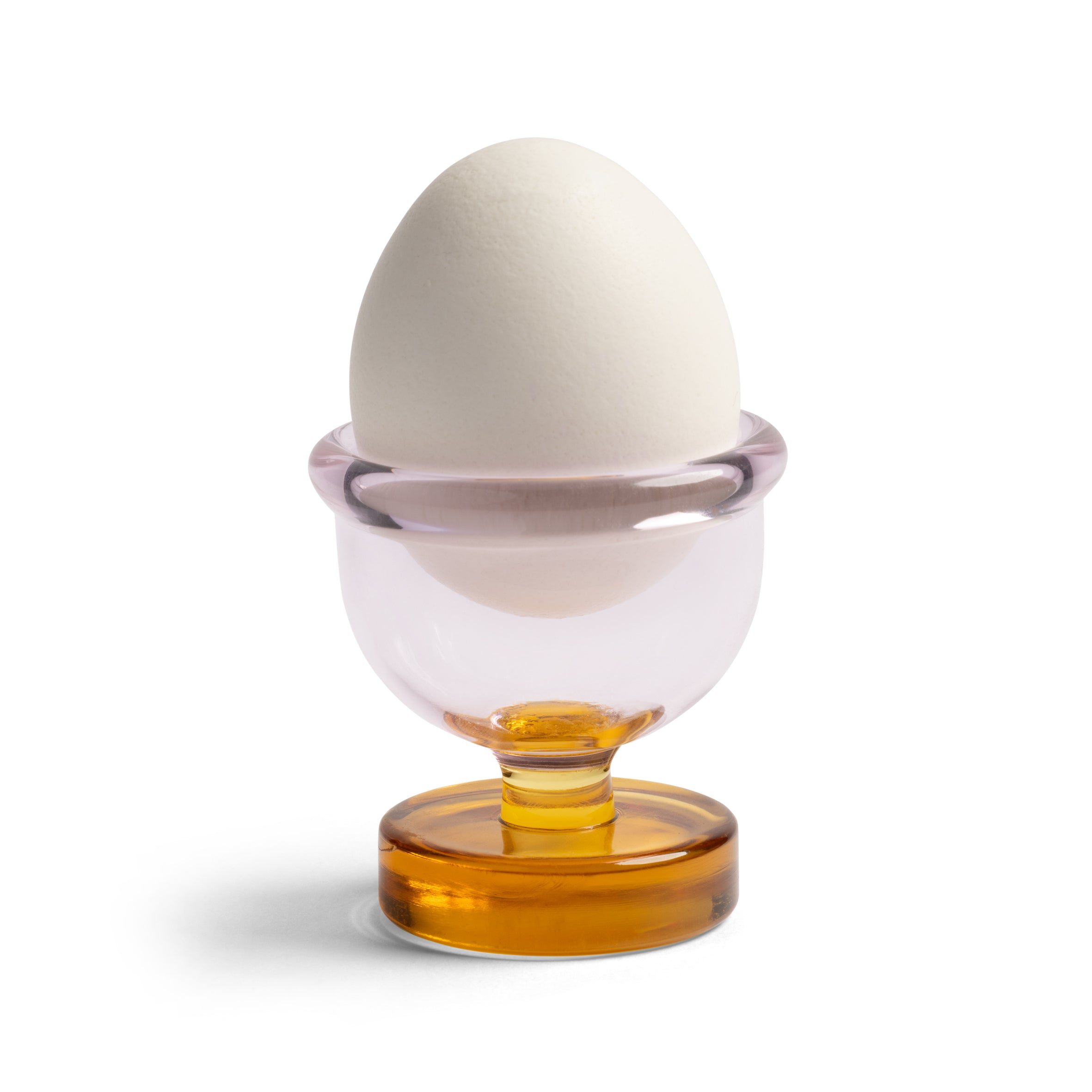 CANTINE pink egg cups with amber